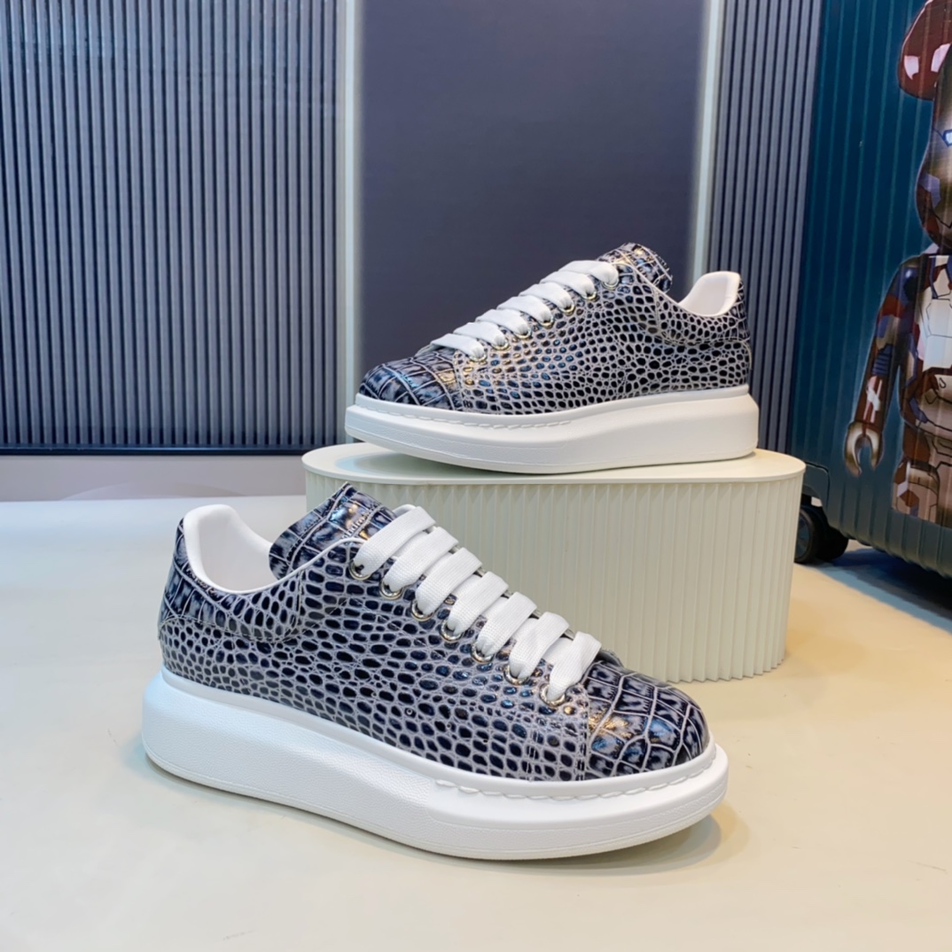 McQueen Croc Sneakers Blue