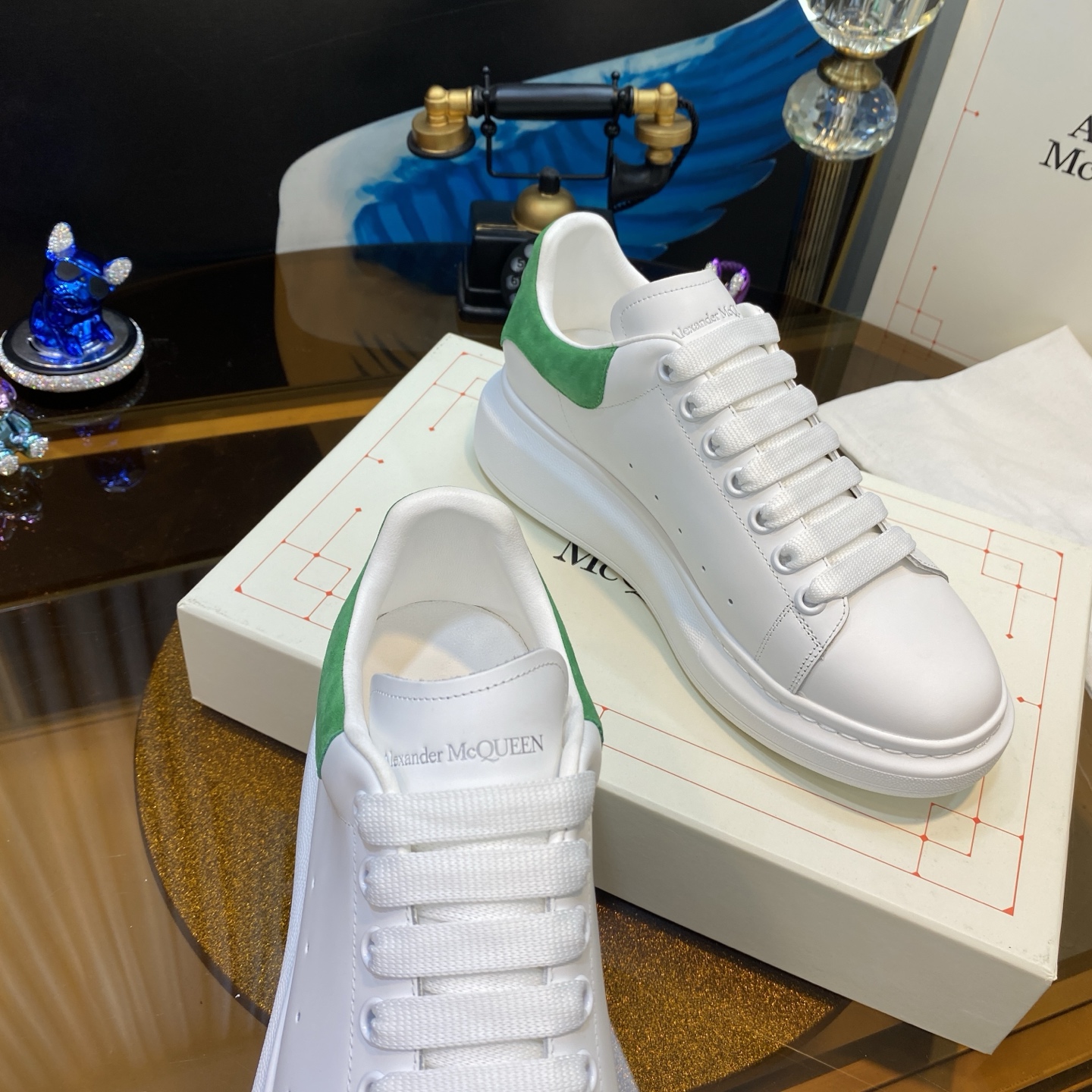 McQueen Sneaker White Green