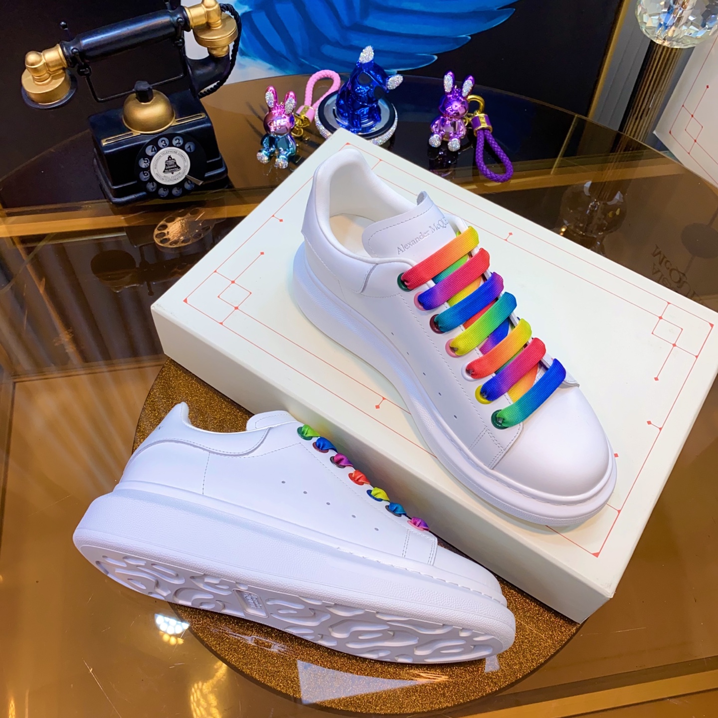 McQueen Sneakers White Multi