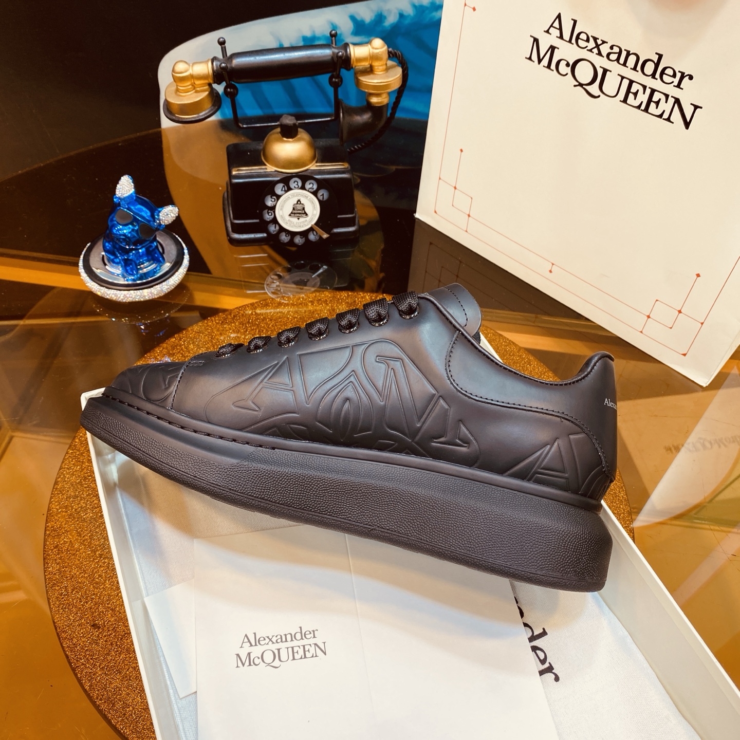 McQueen Chunky Sneakers Black