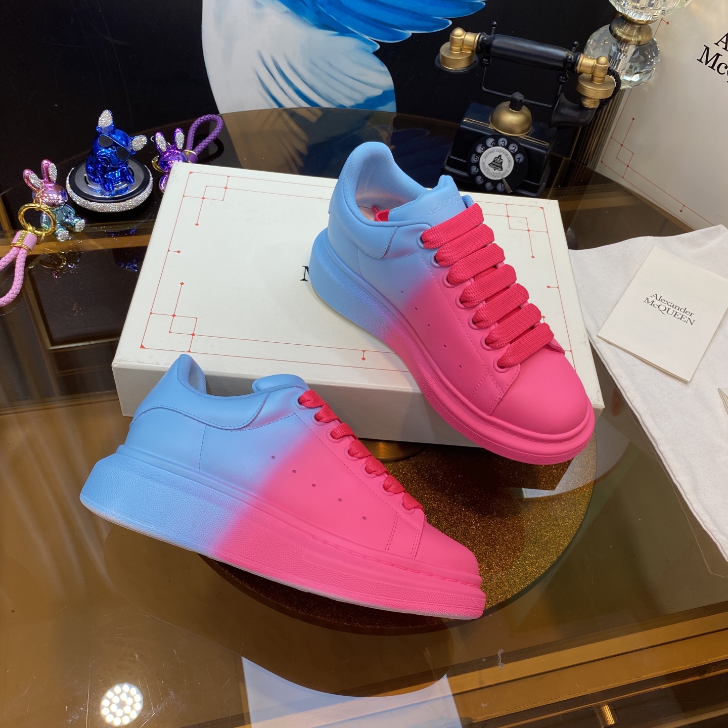 McQueen Sneaker Pink Blue