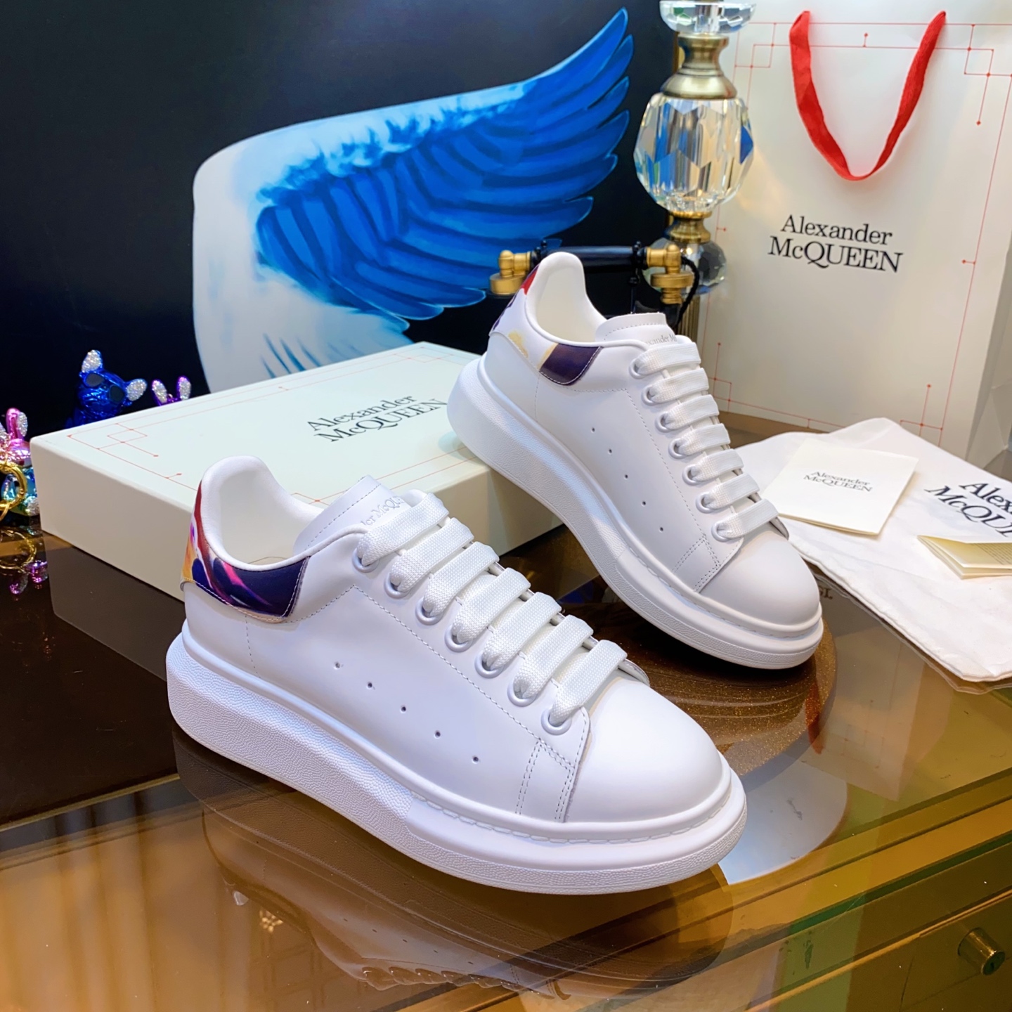 McQueen Low Top Sneaker White