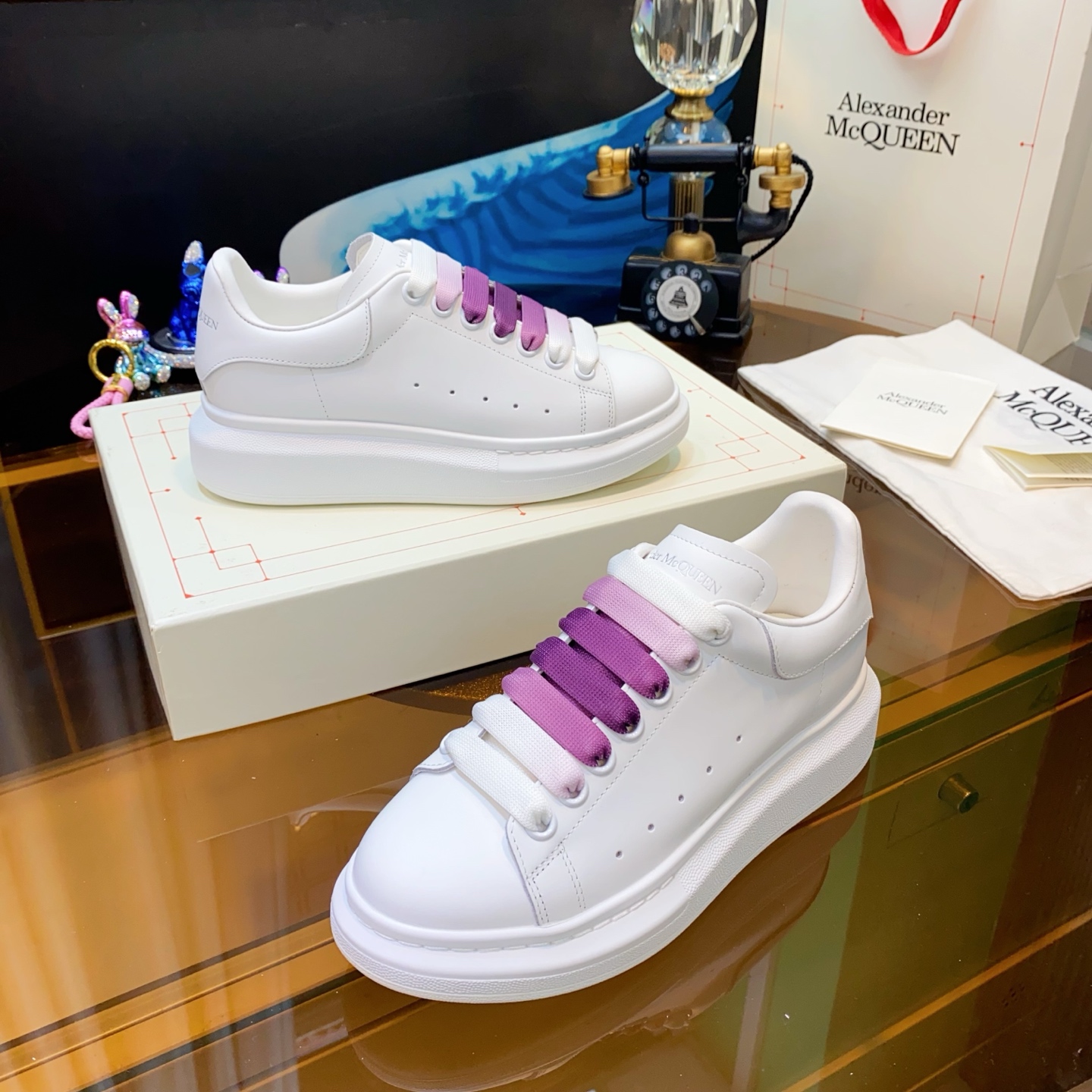 McQueen Platform Sneaker White