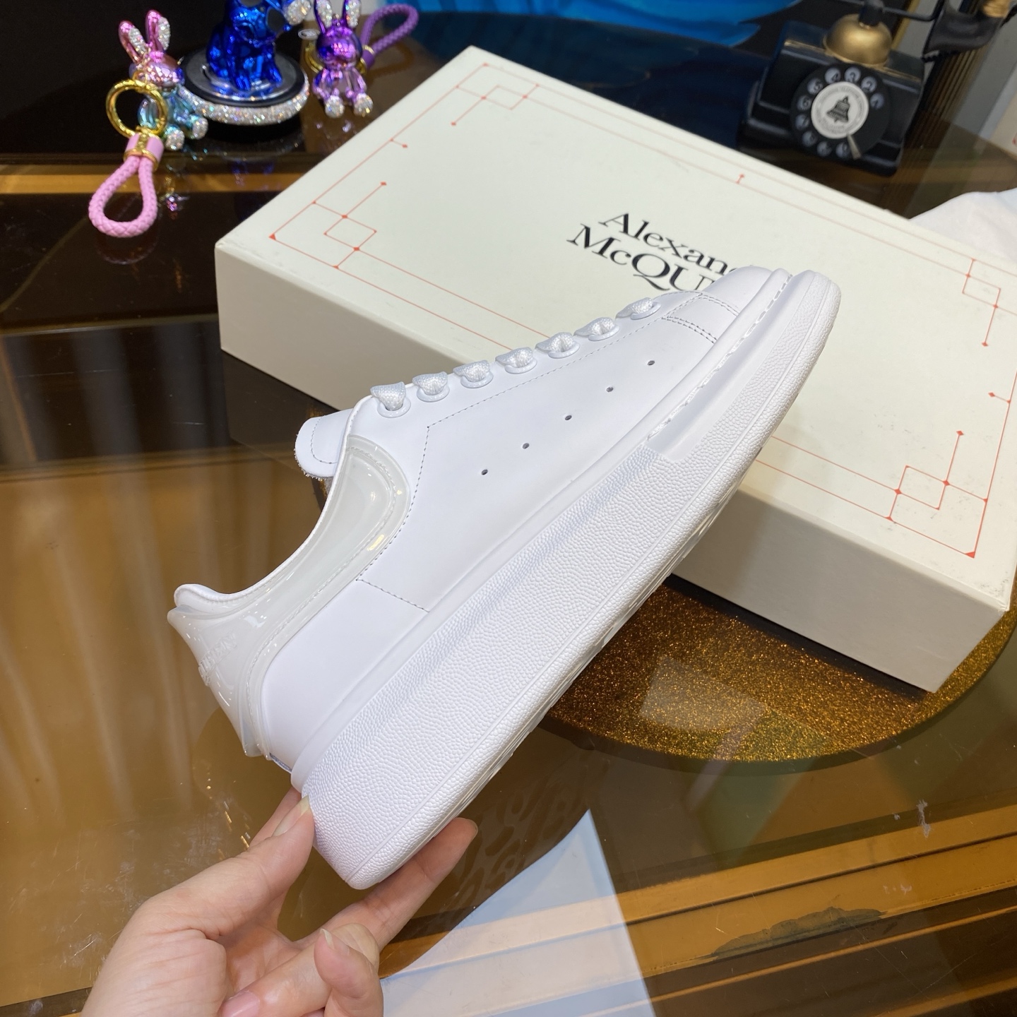 McQueen Oversole Sneaker White