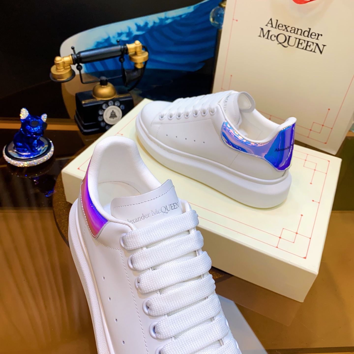 McQueen Sneaker White Multi
