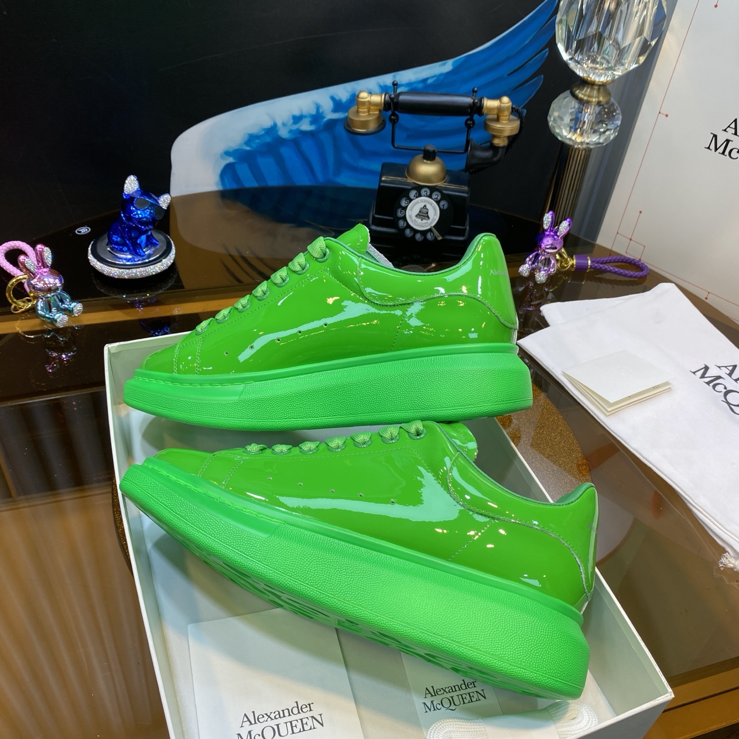 McQueen Platform Sneaker Green
