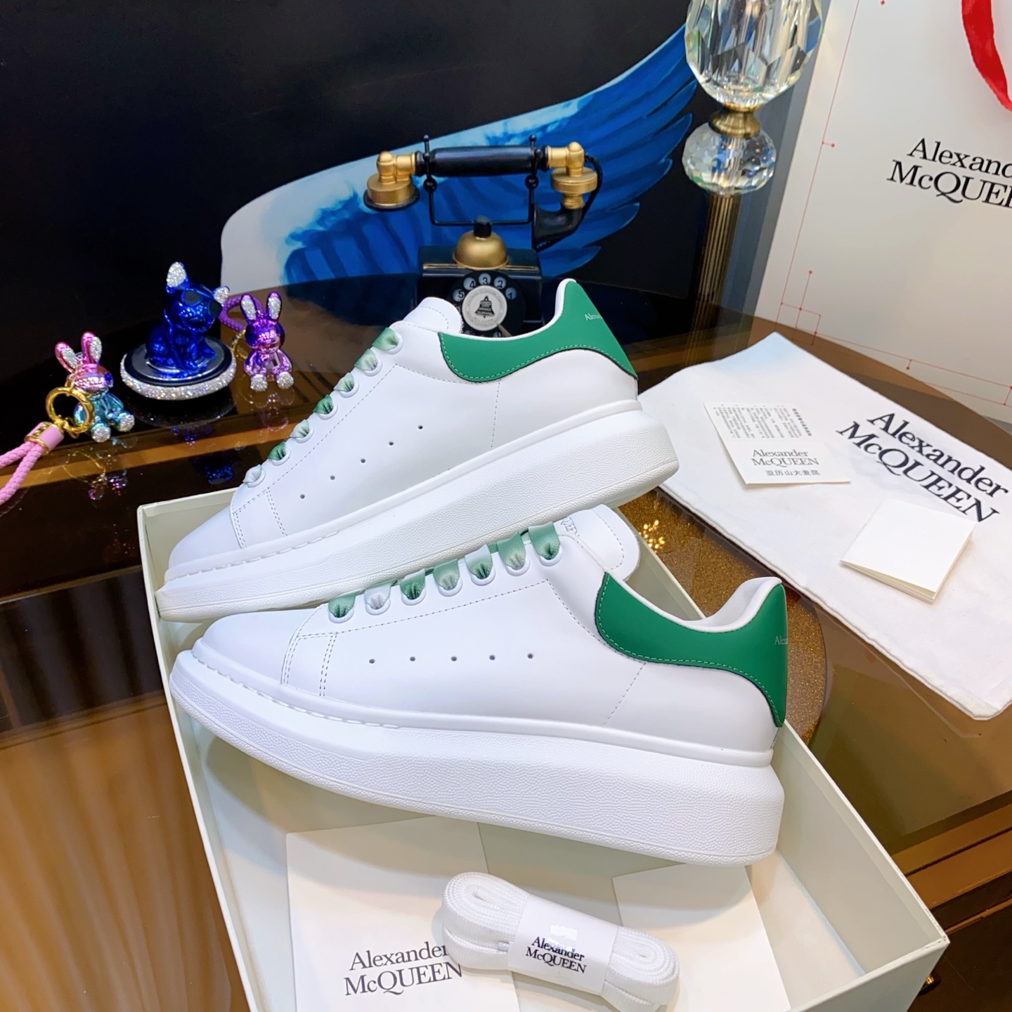 McQueen Platform Sneaker Green