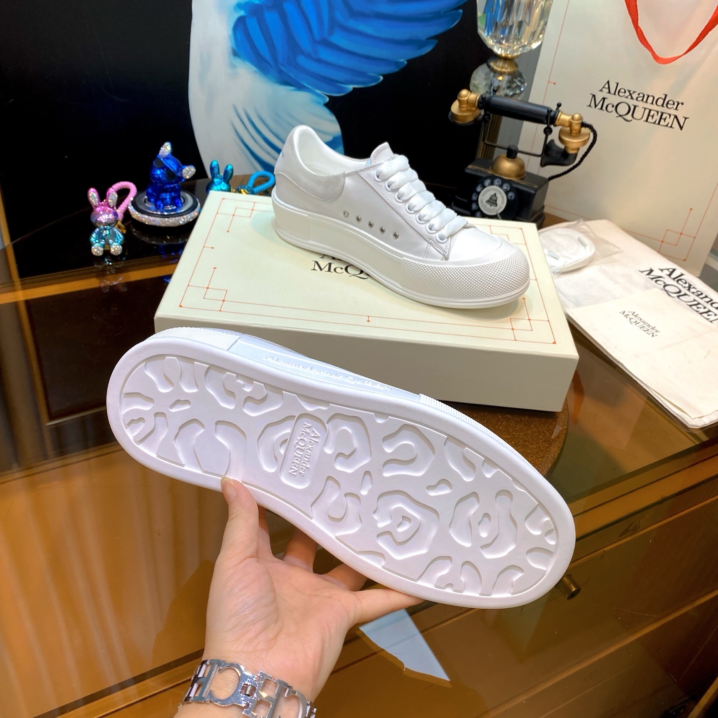 McQueen Low Sneakers White