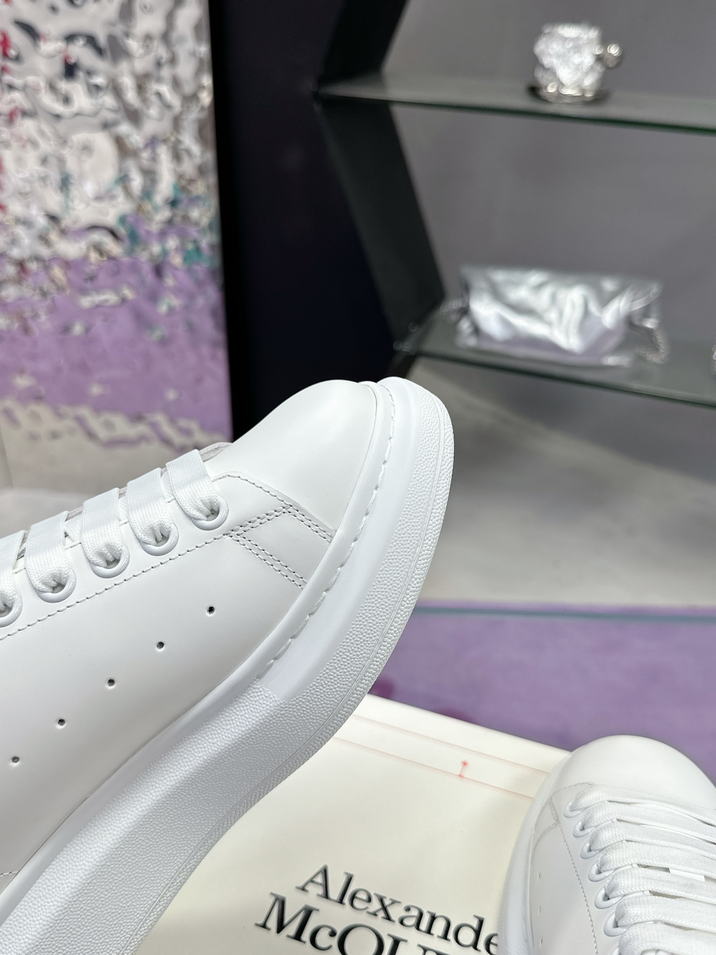 McQueen Smile Sneakers White