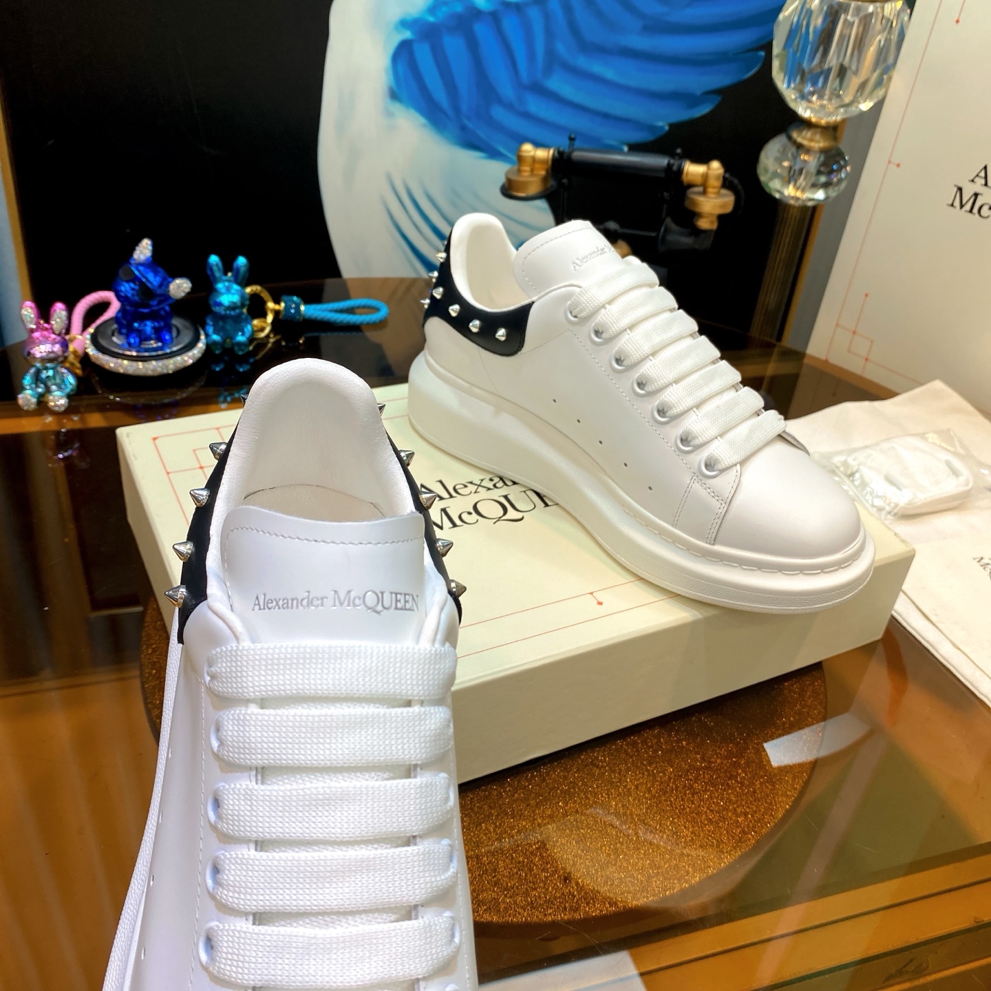 Alexander McQueen Stud White