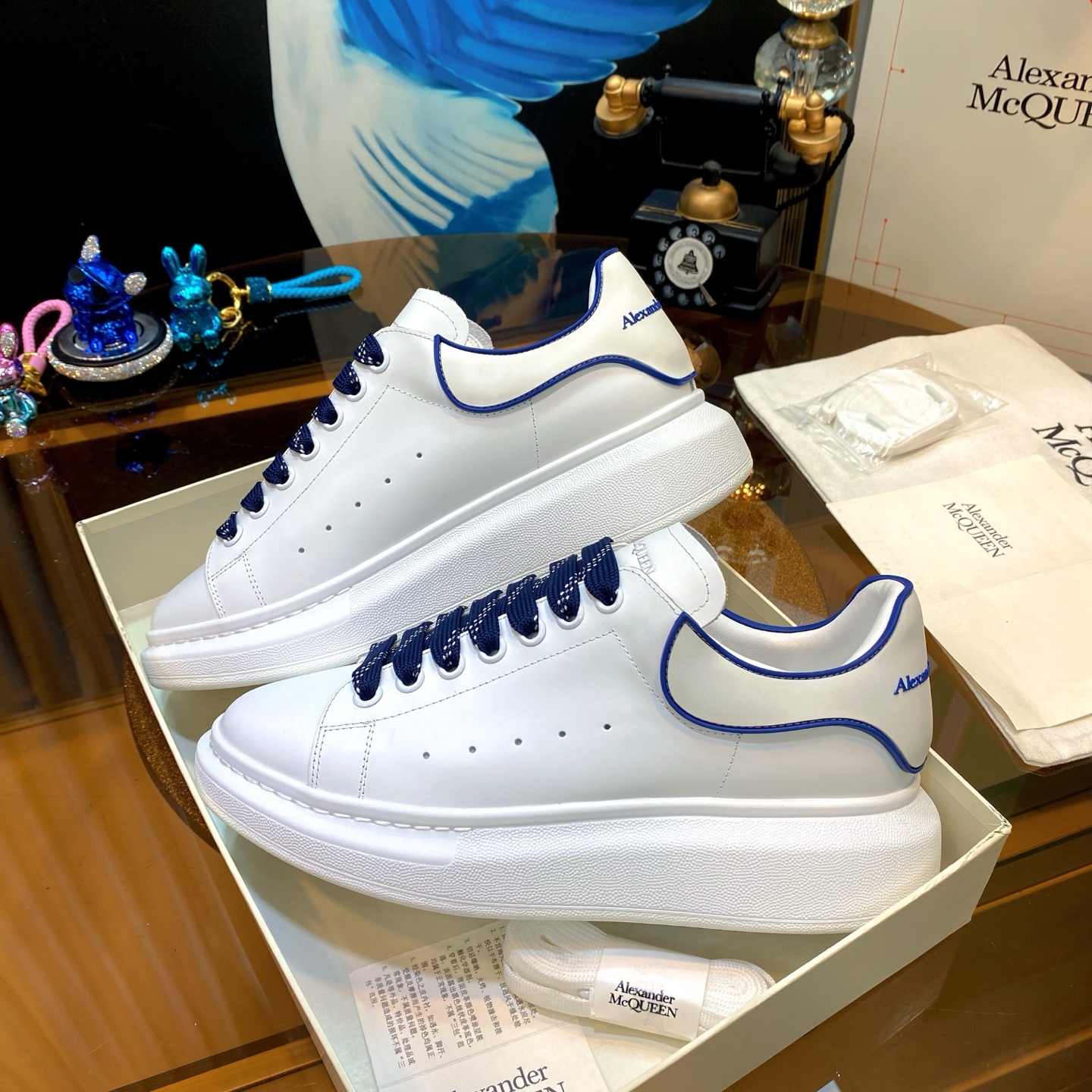 McQueen Sneakers White/Navy