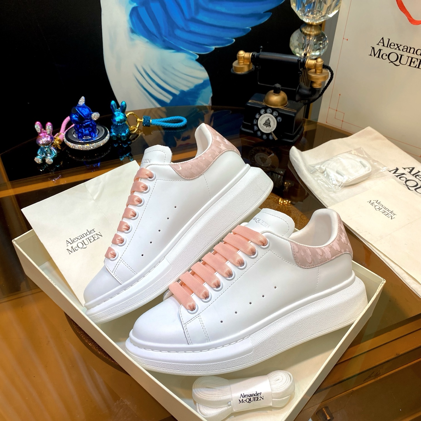 McQueen Sneaker White Pink