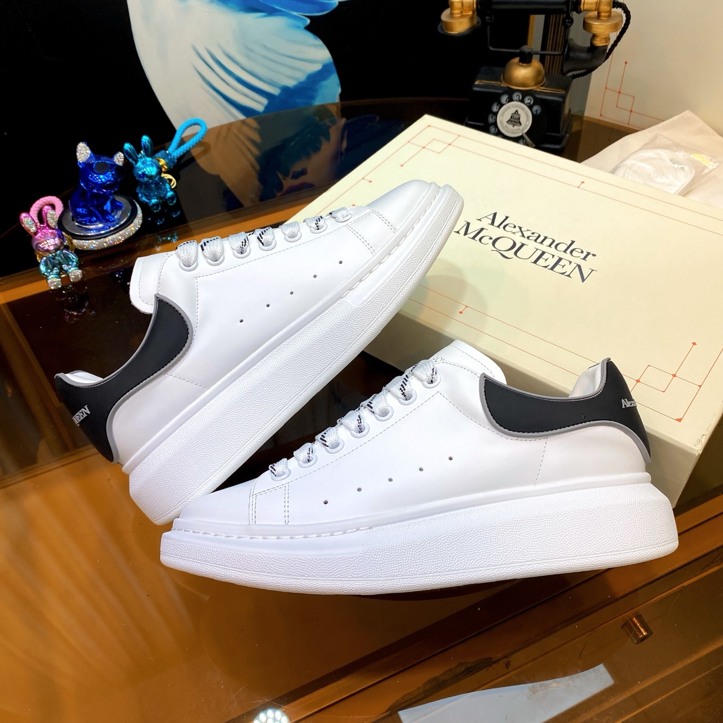 McQueen Platform Shoes White