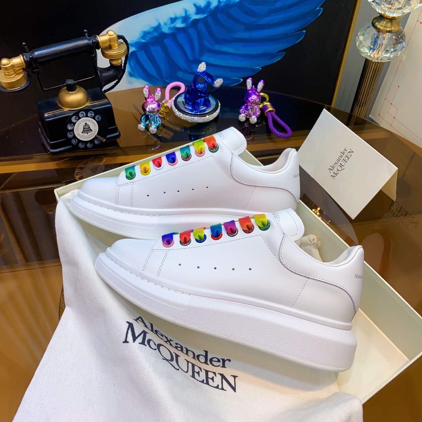 McQueen Sneakers White Multi