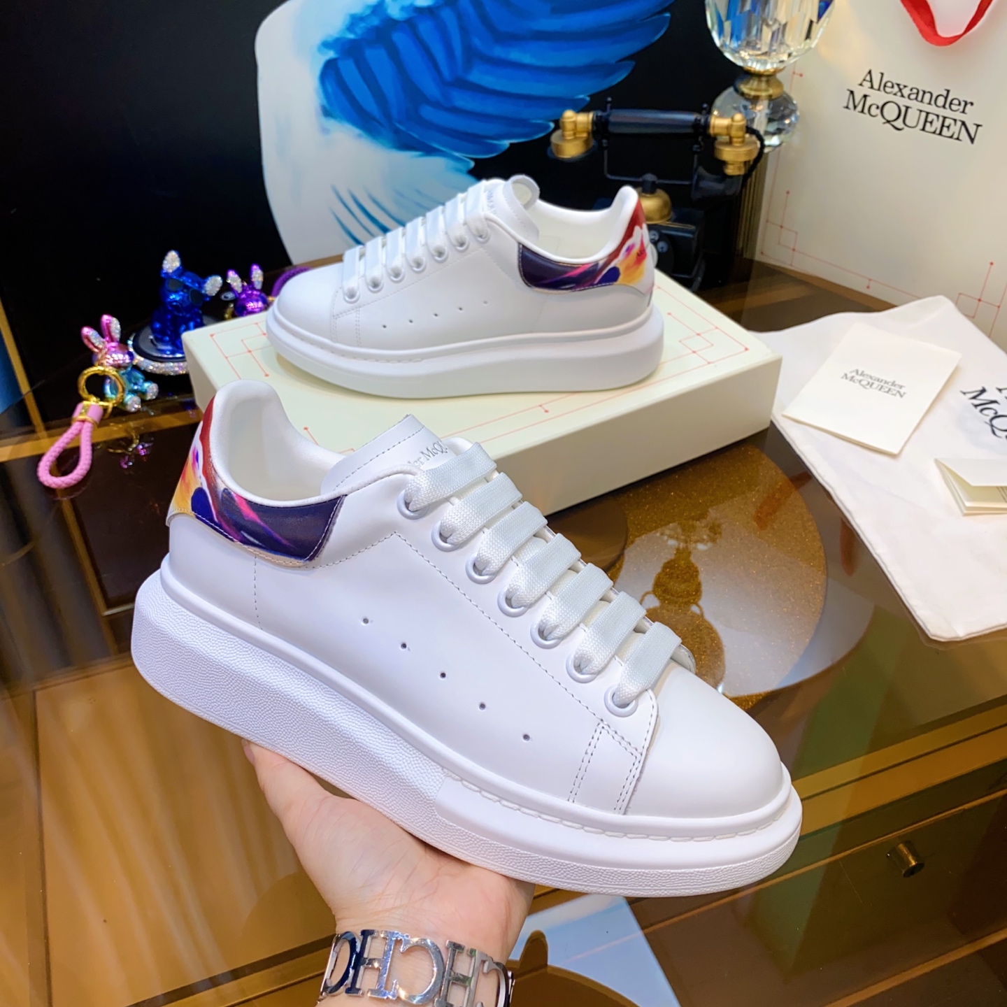 McQueen Low Top Sneaker White
