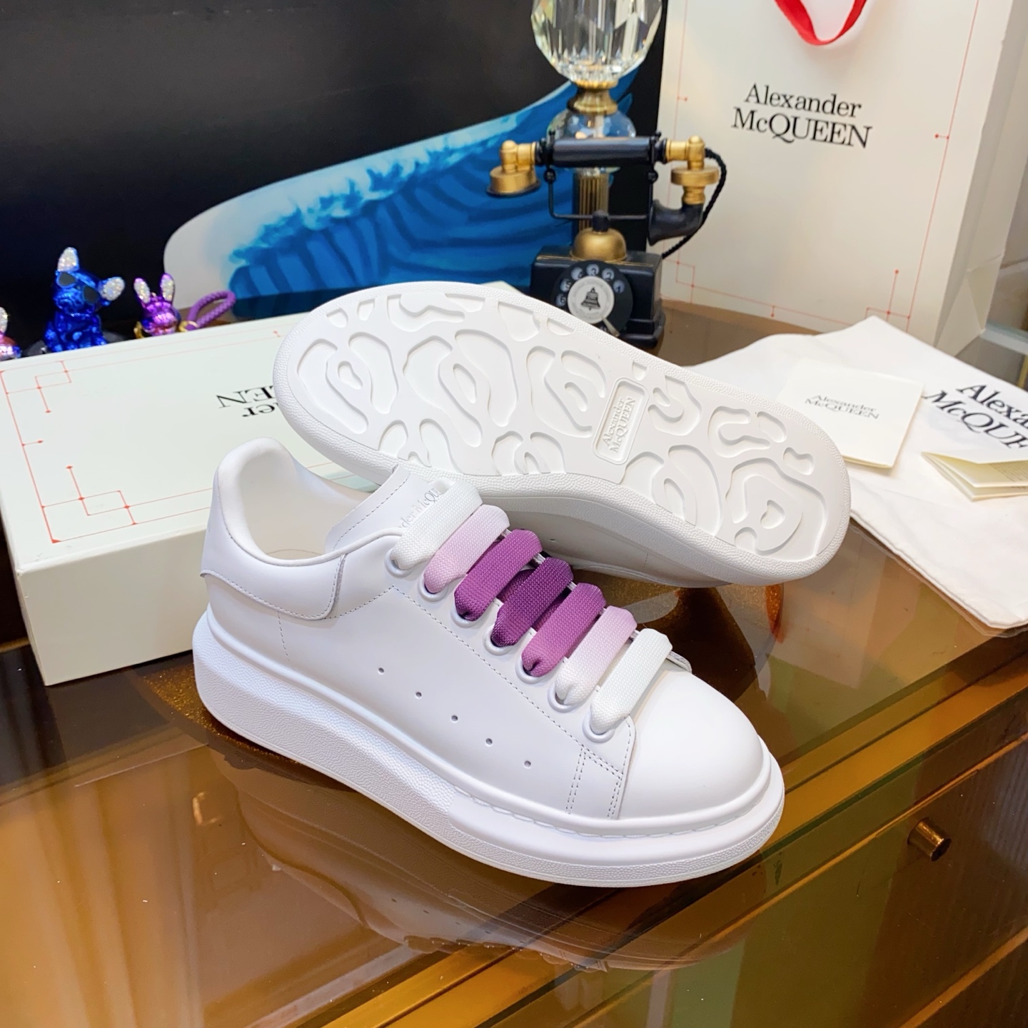 McQueen Platform Sneaker White