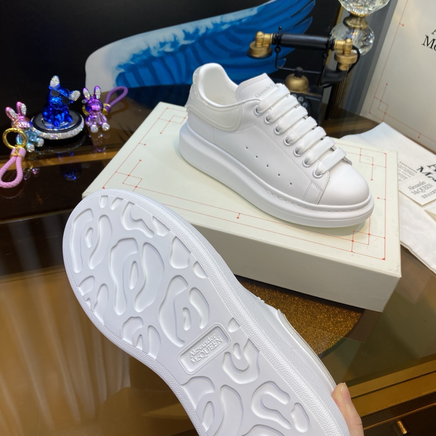 McQueen Oversole Sneaker White
