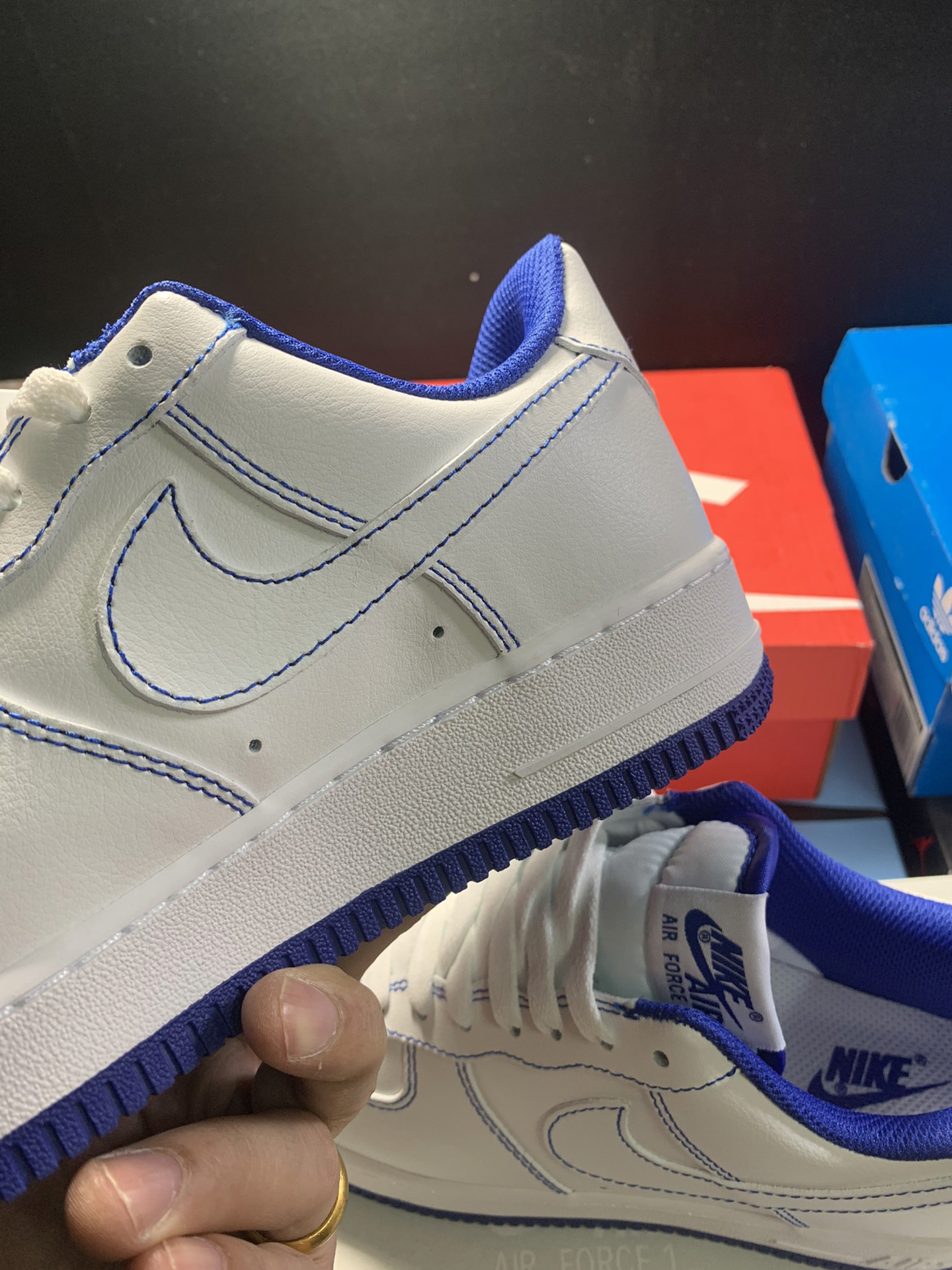 Nike AF1 Low White Blue