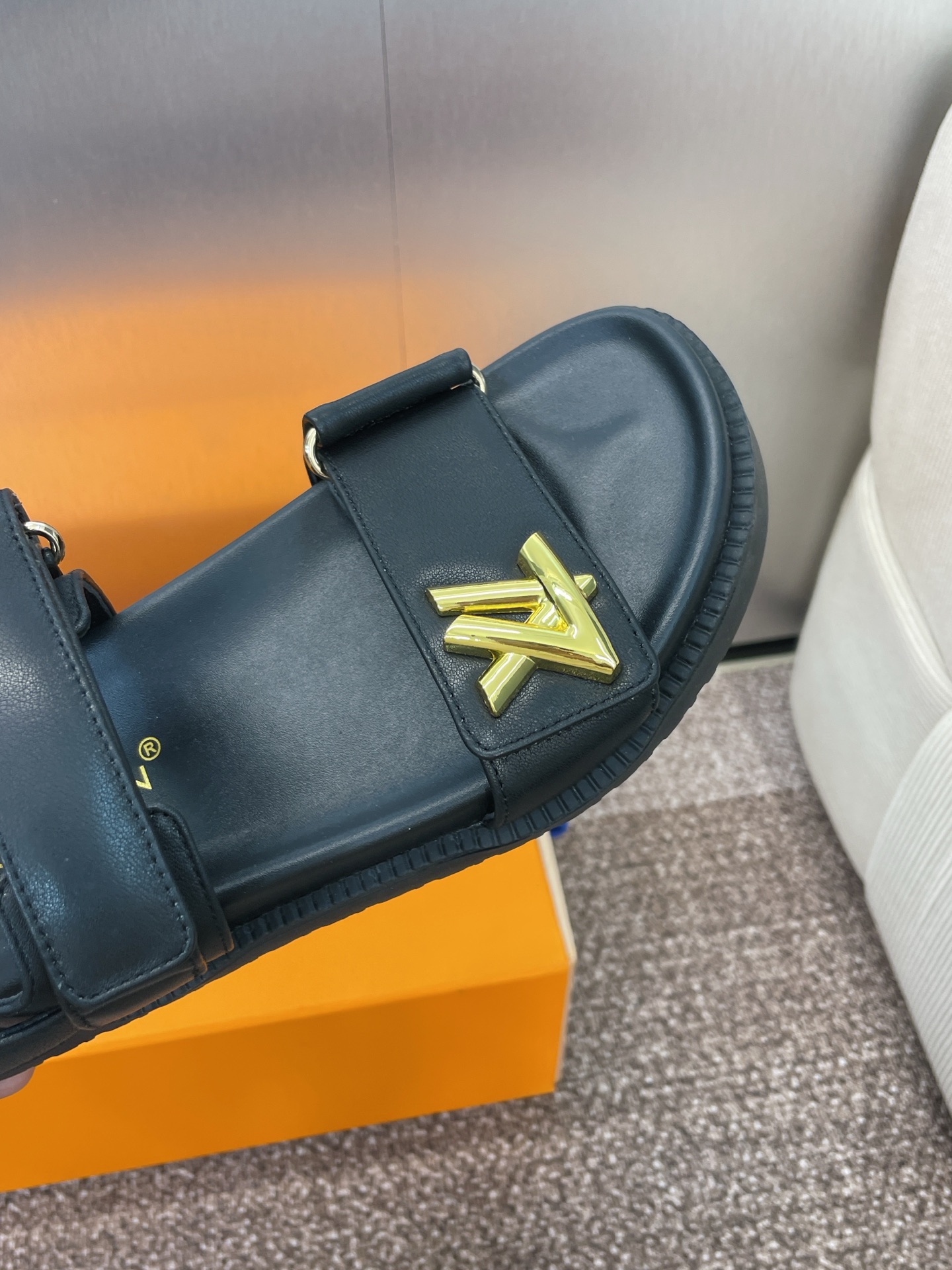 Louis Vuitton Sandals Black