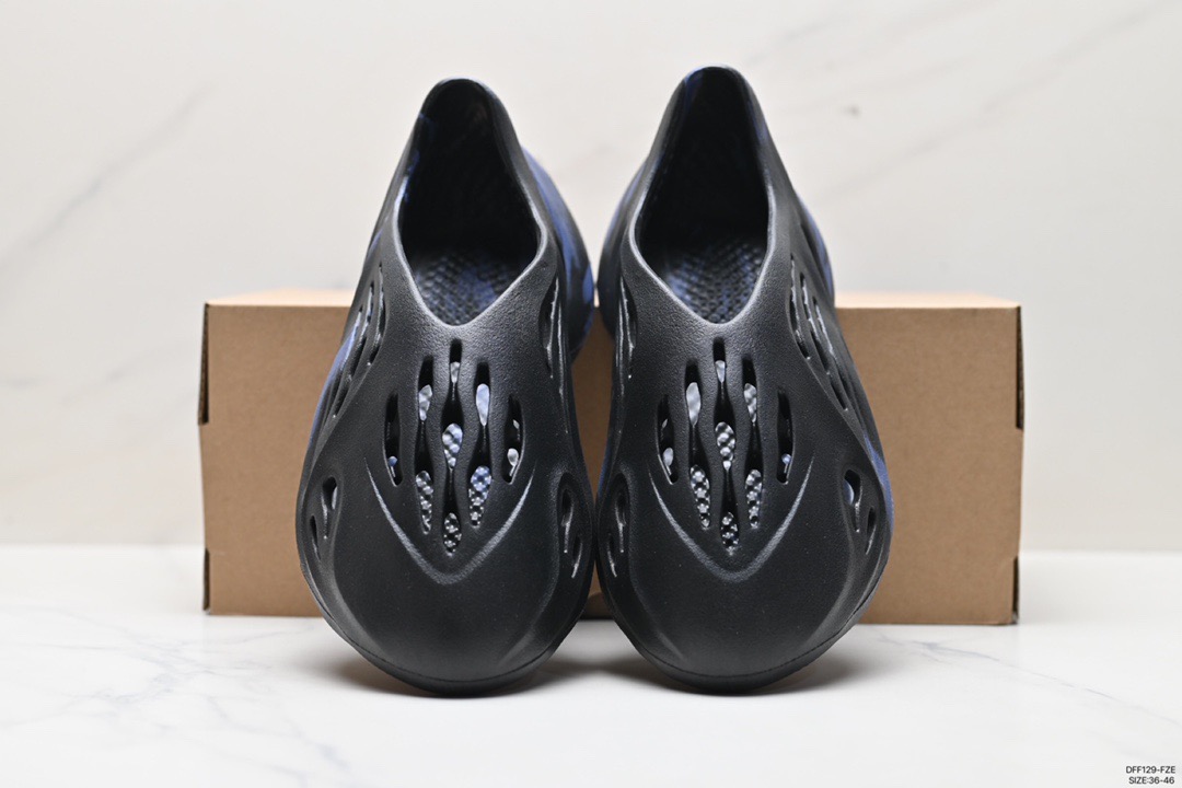 Adidas Foam Runner Black Blue