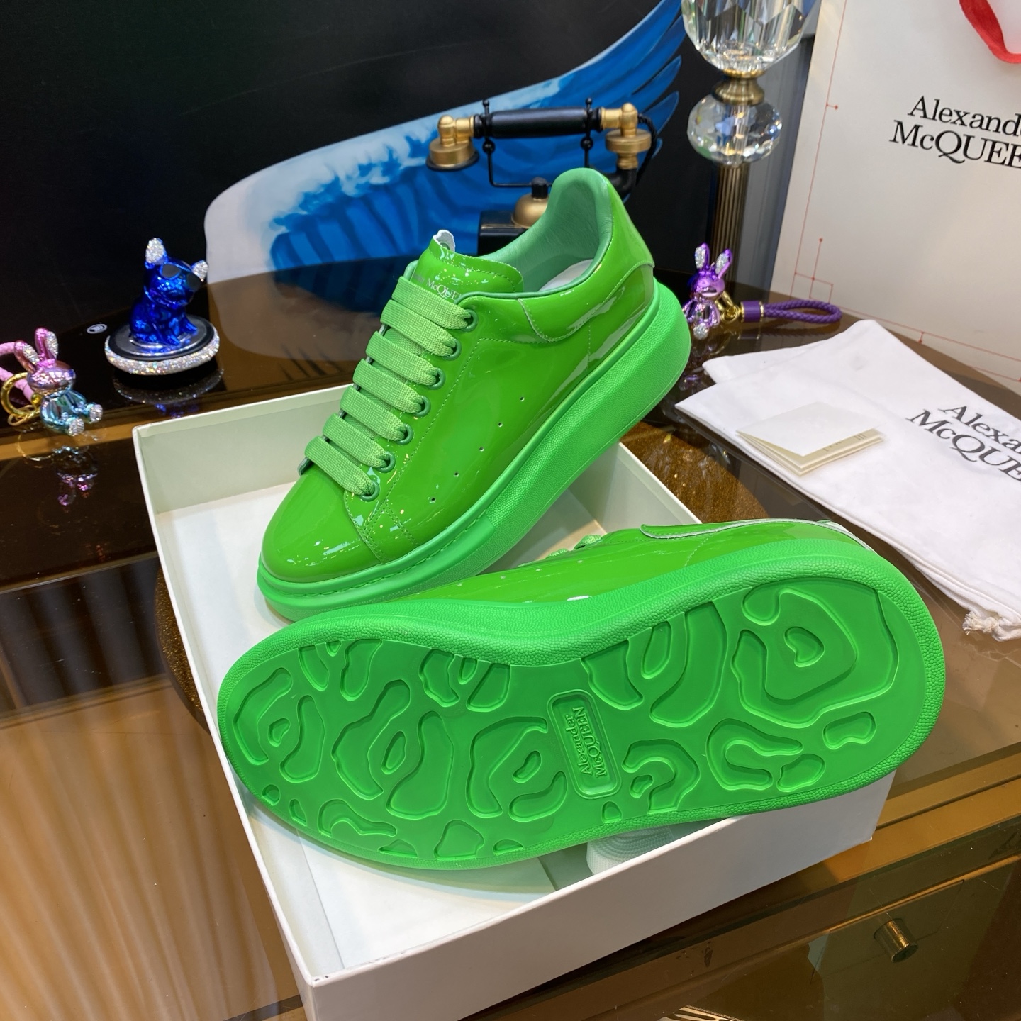 McQueen Platform Sneaker Green