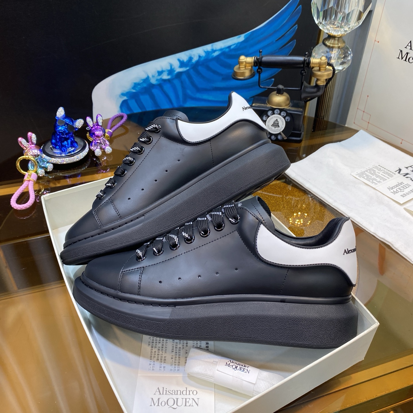 McQueen Chunky Sneaker Black