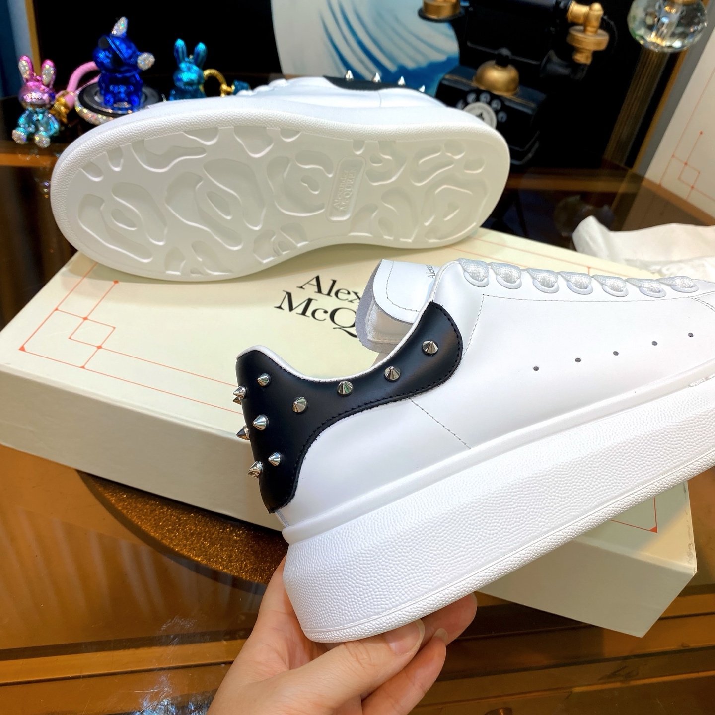 Alexander McQueen Stud White