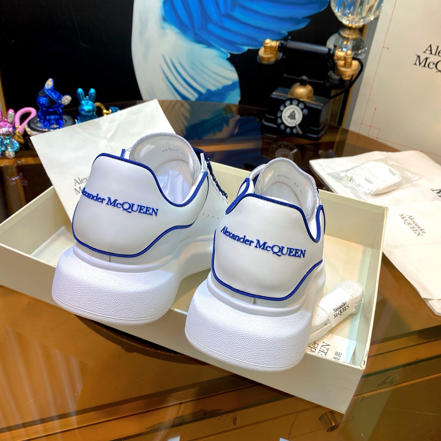 McQueen Sneakers White/Navy