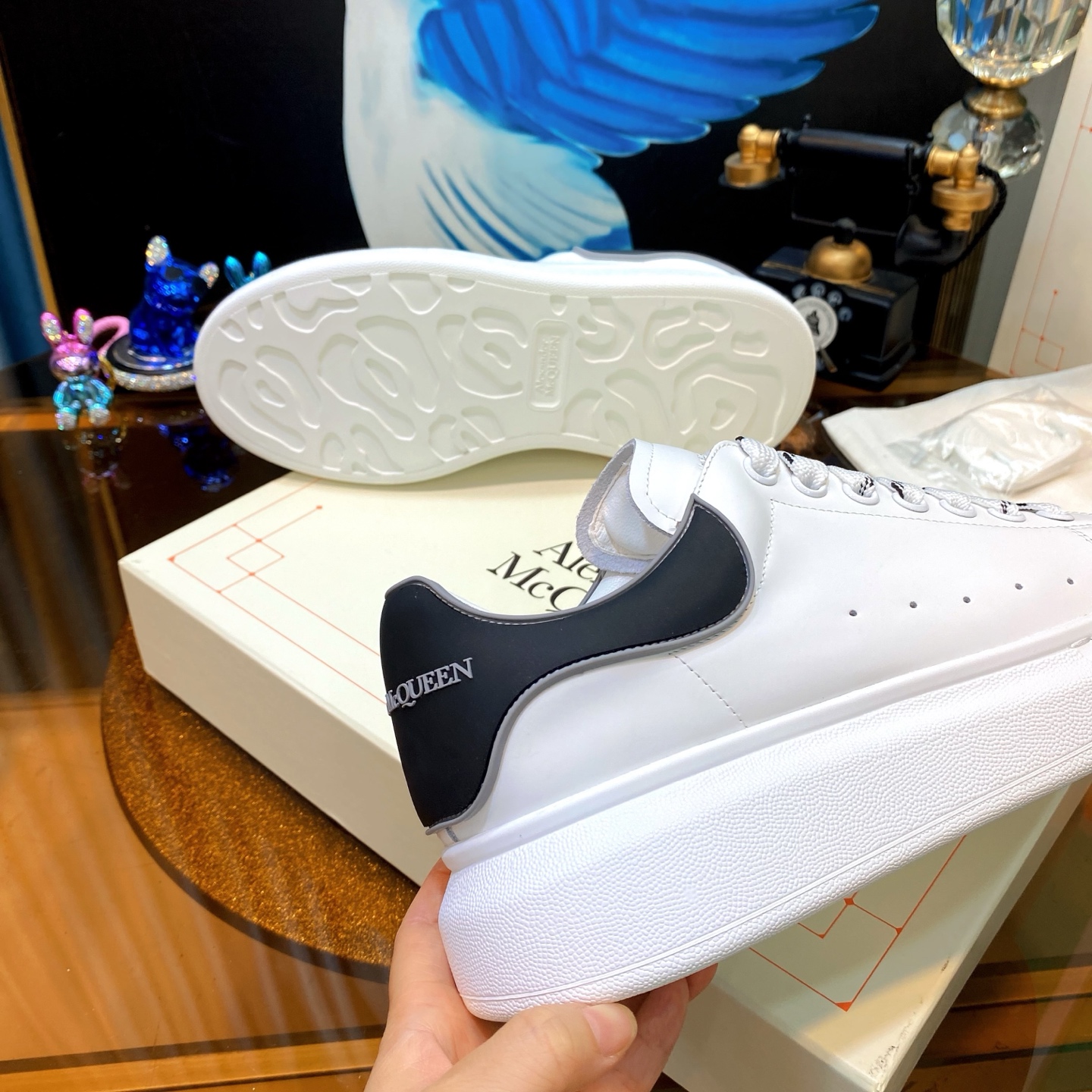 McQueen Platform Shoes White
