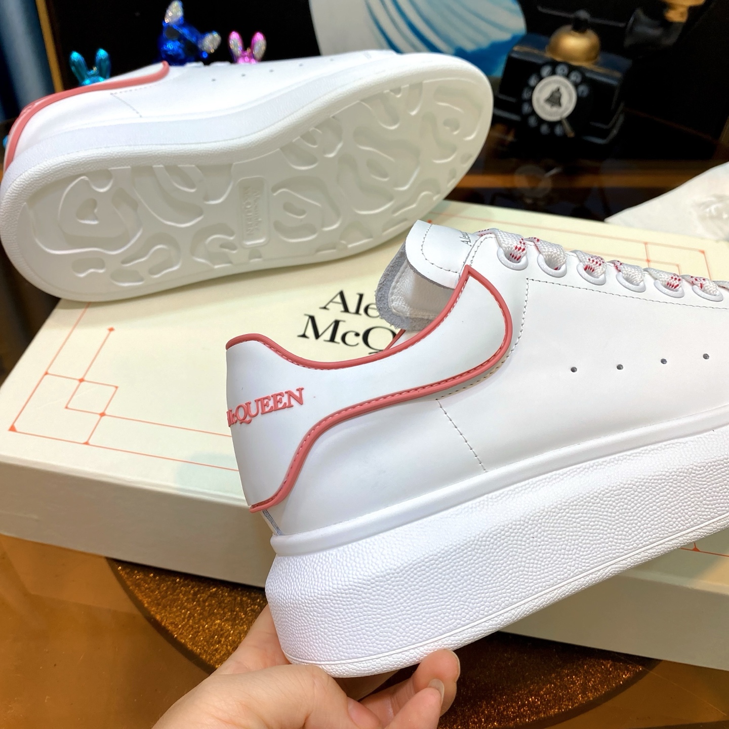 McQueen Platform Shoes White