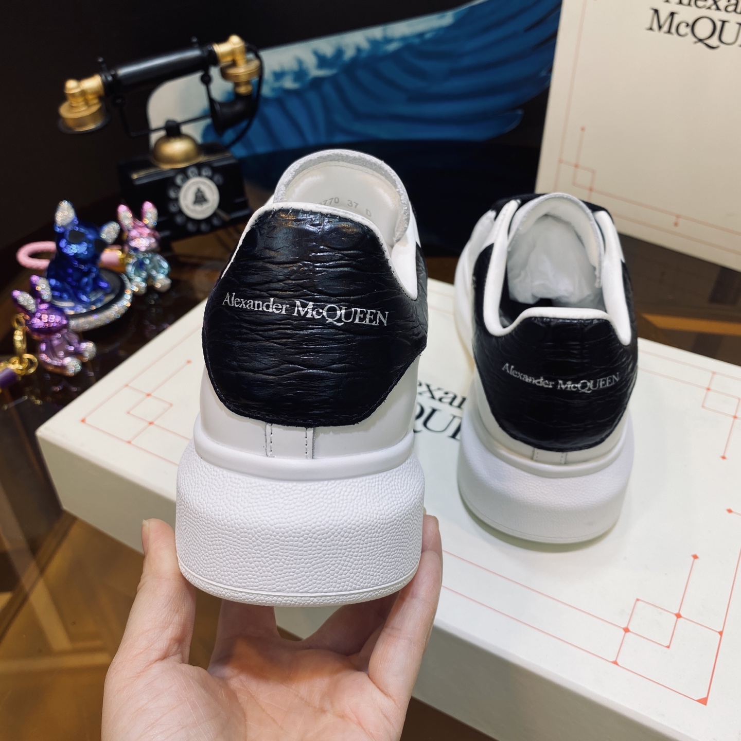 McQueen Sneakers White Black