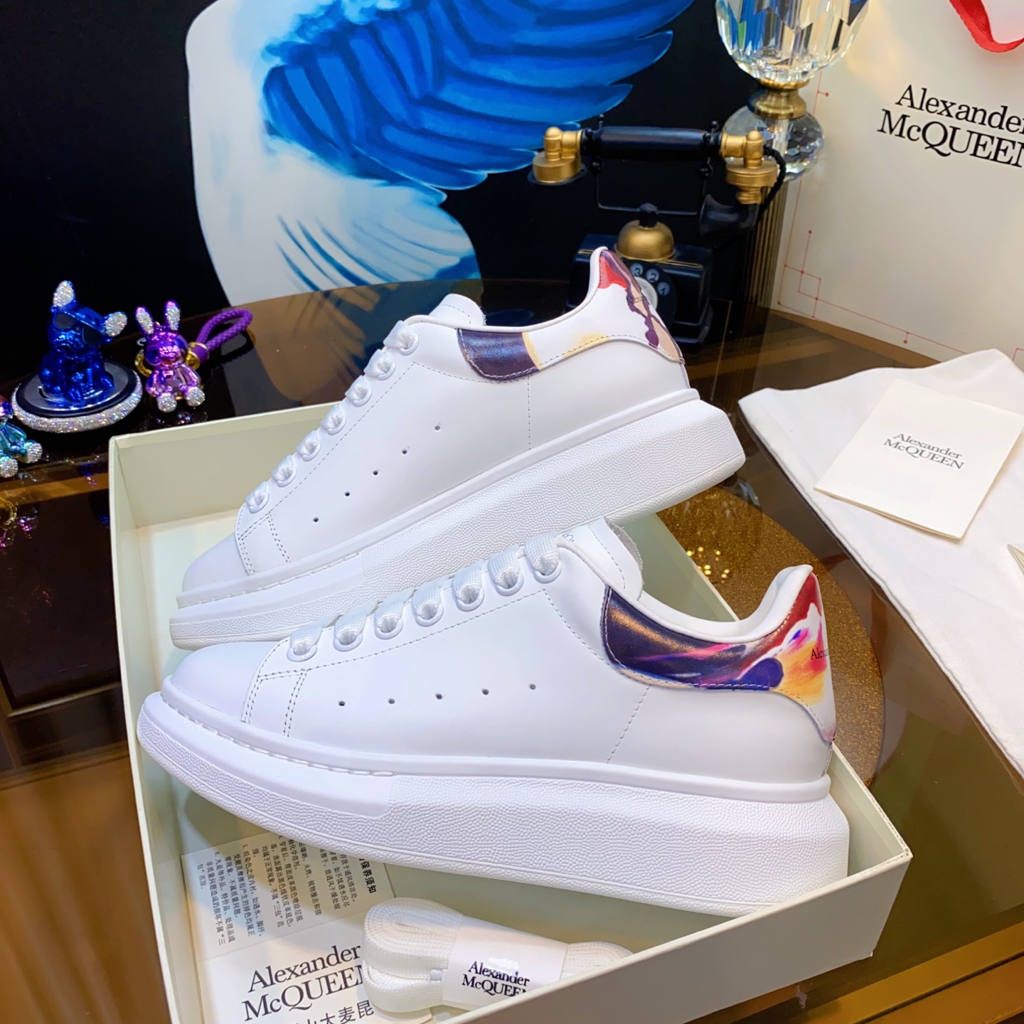 McQueen Low Top Sneaker White