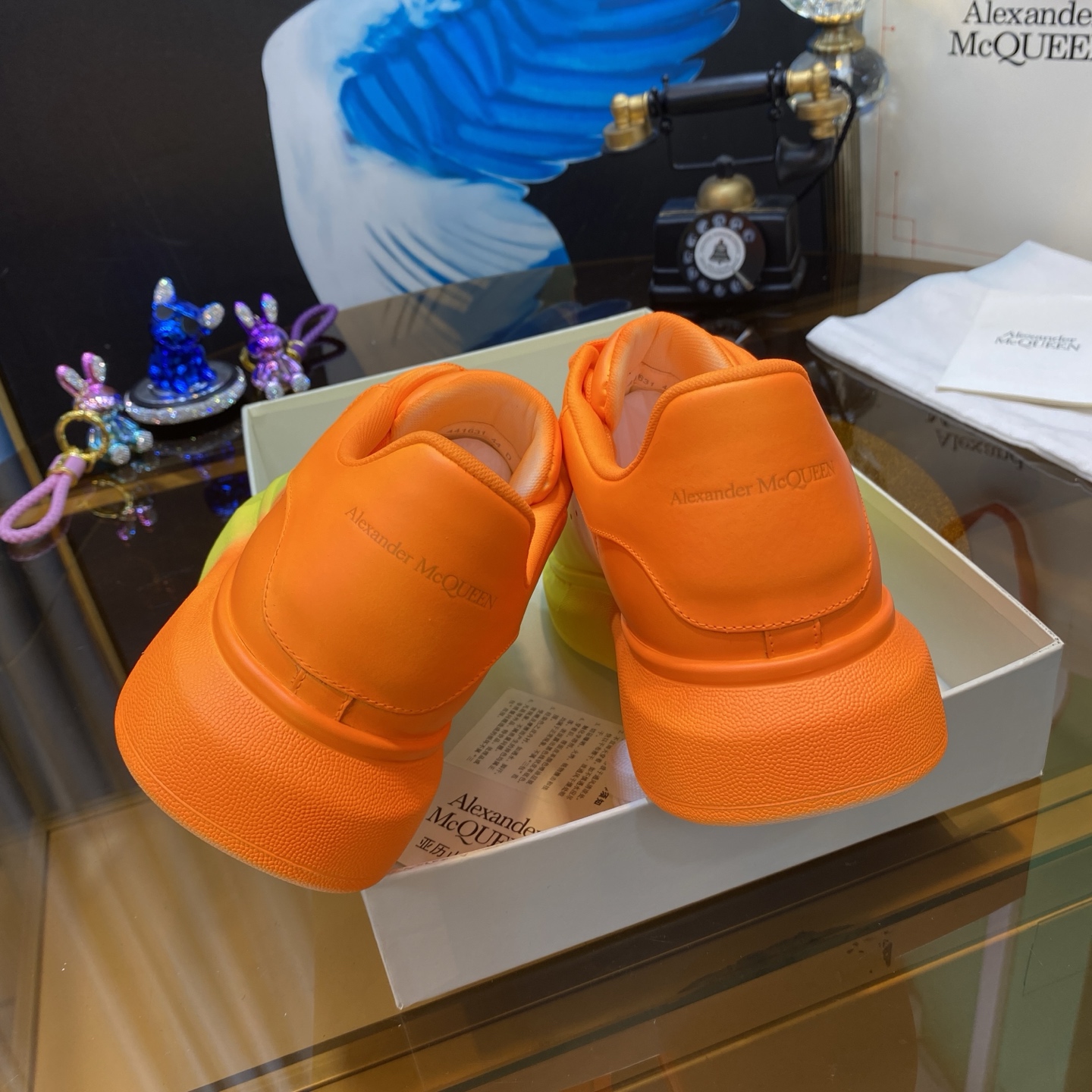 McQueen Sneakers Orange Yellow