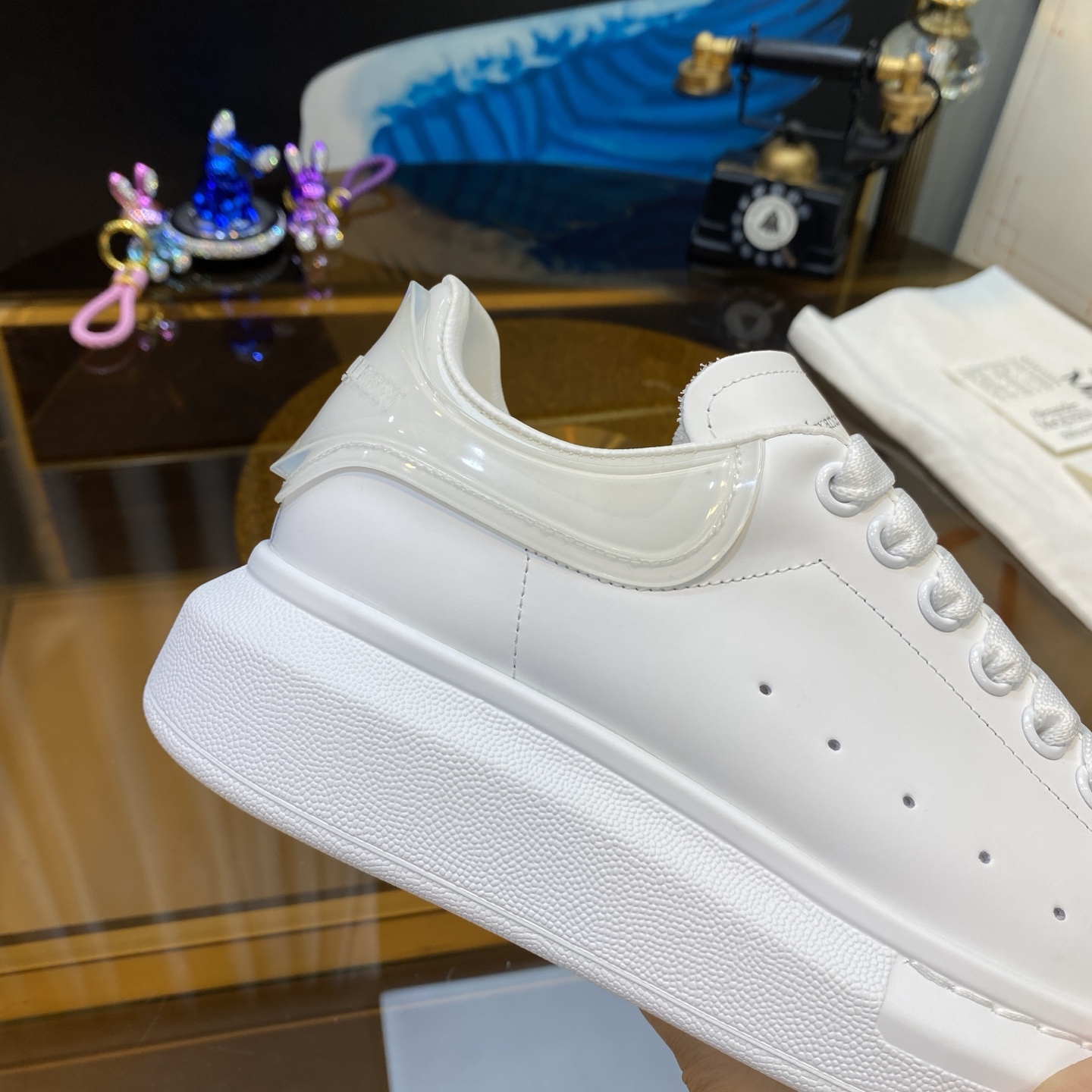 McQueen Oversole Sneaker White