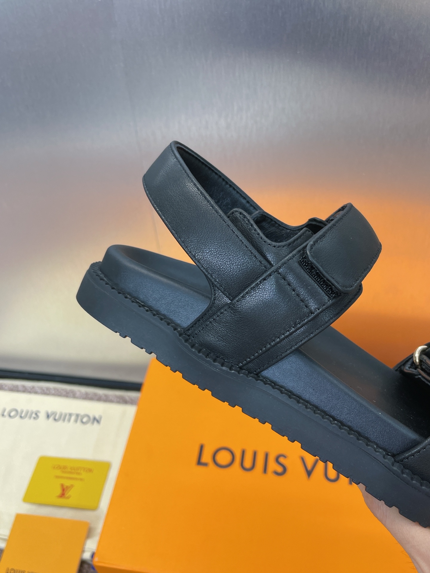 Louis Vuitton Sandals Black