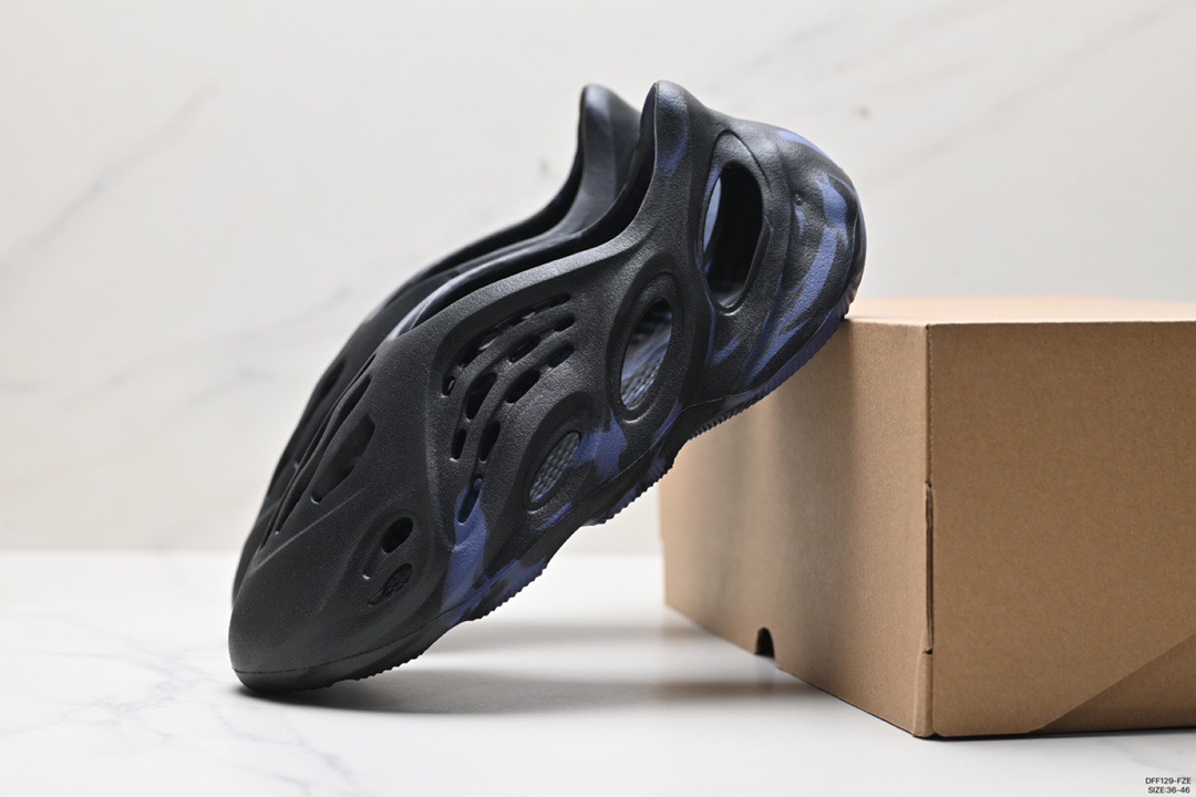 Adidas Foam Runner Black Blue
