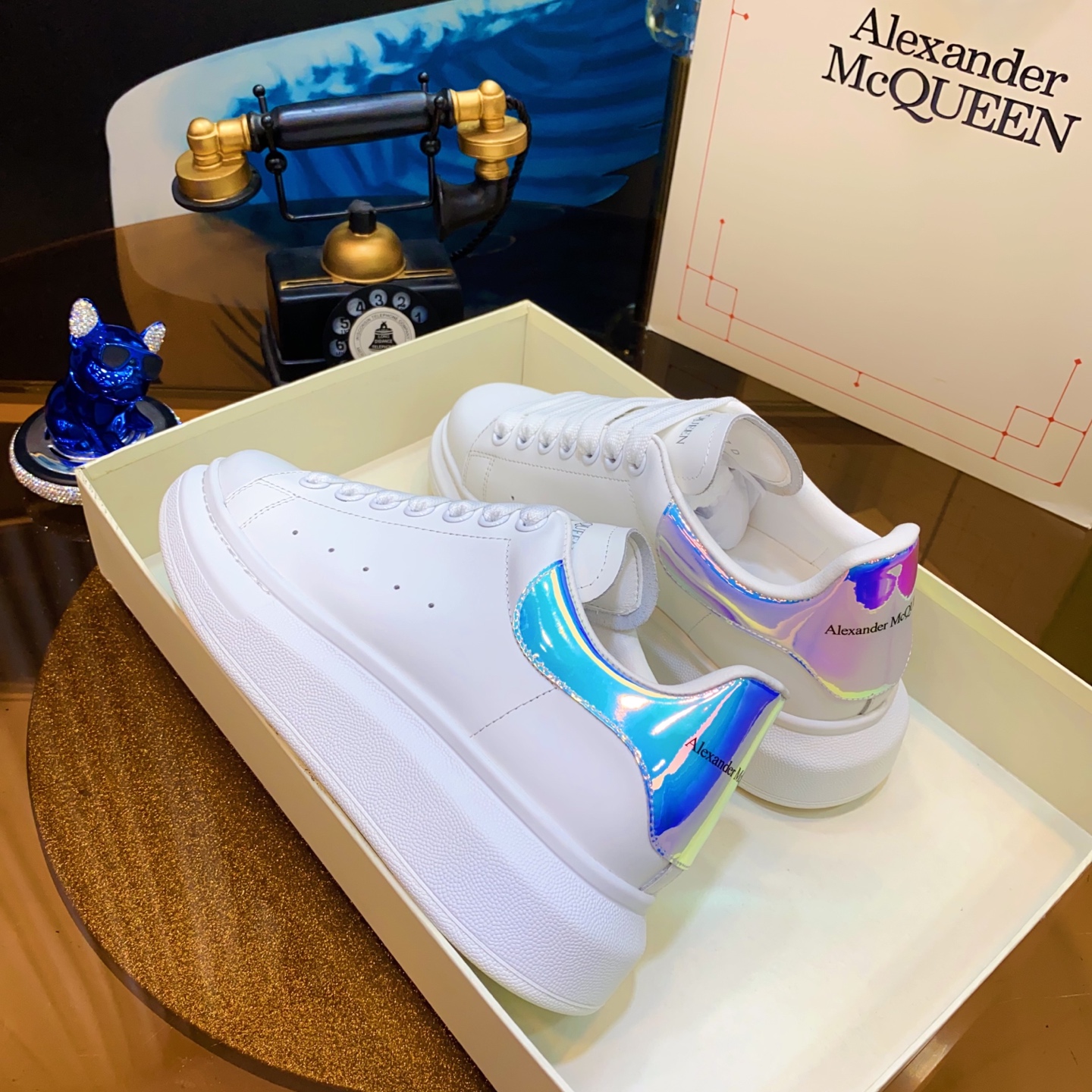 McQueen Sneaker White Multi