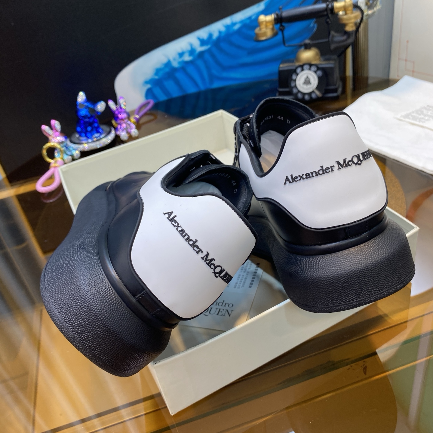 McQueen Chunky Sneaker Black