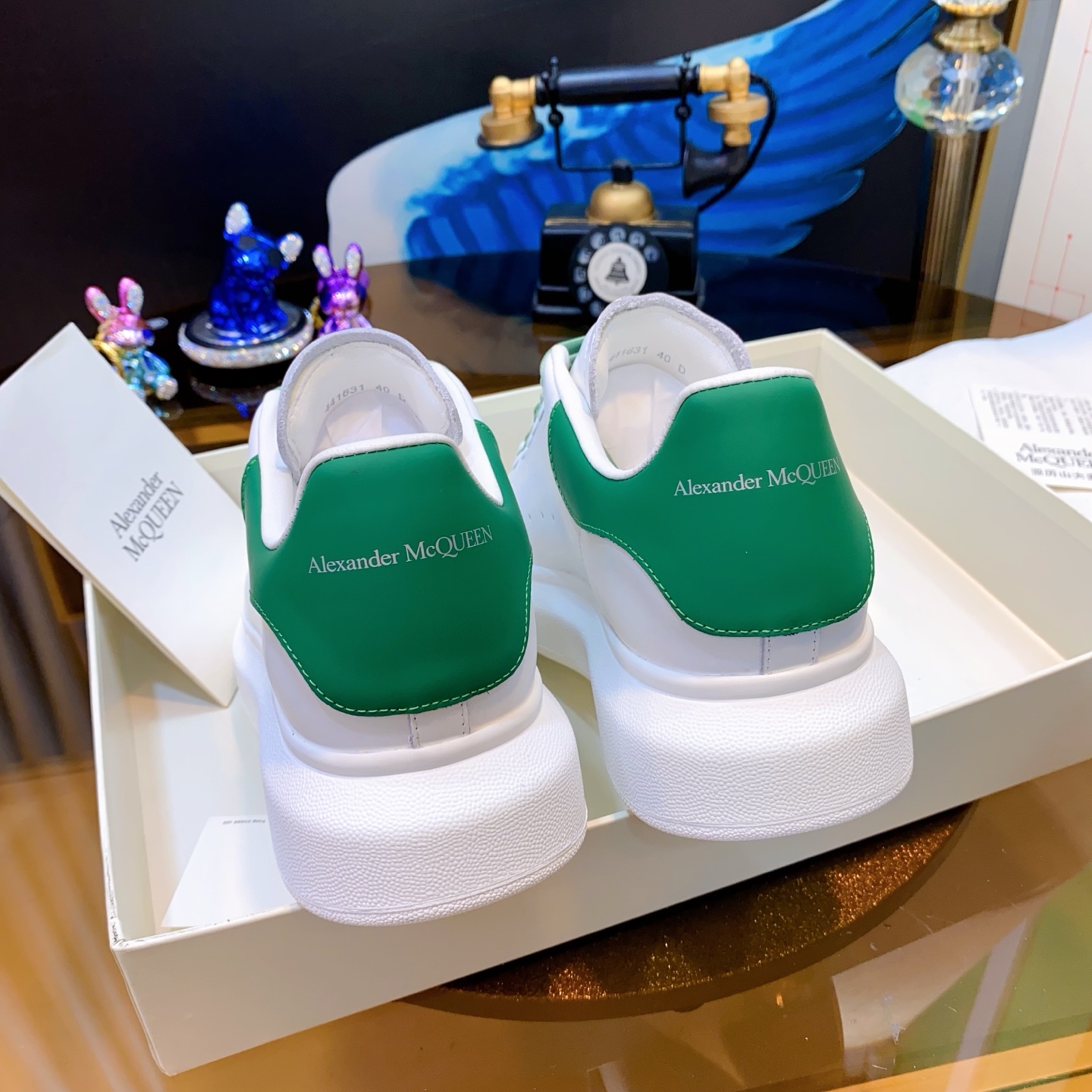 McQueen Platform Sneaker Green