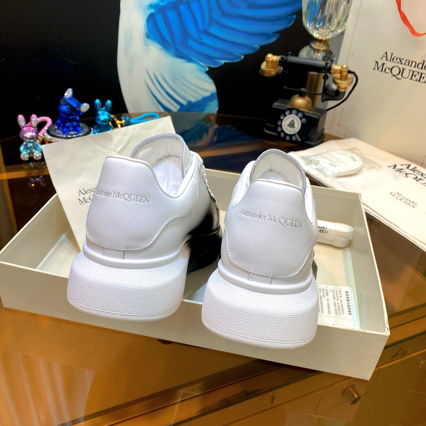 McQueen Air Sneakers B/W
