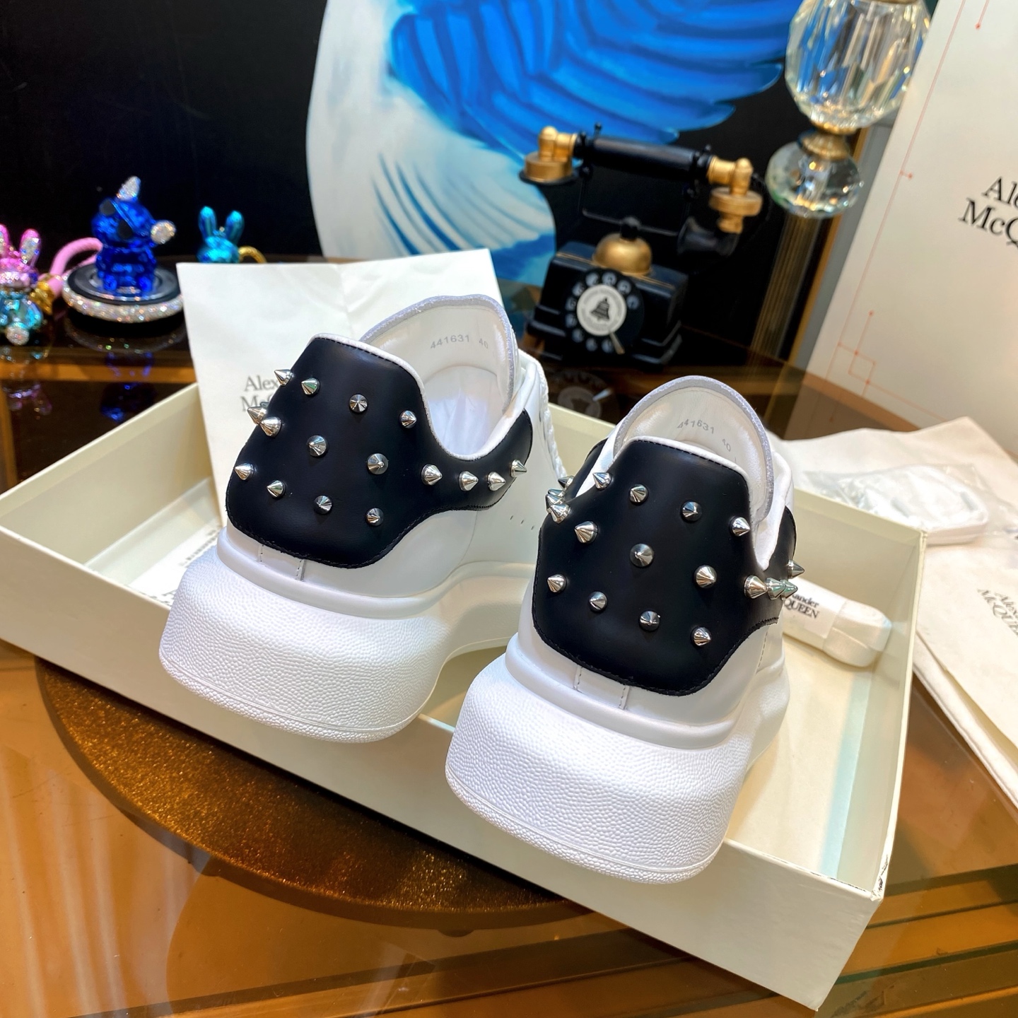 Alexander McQueen Stud White