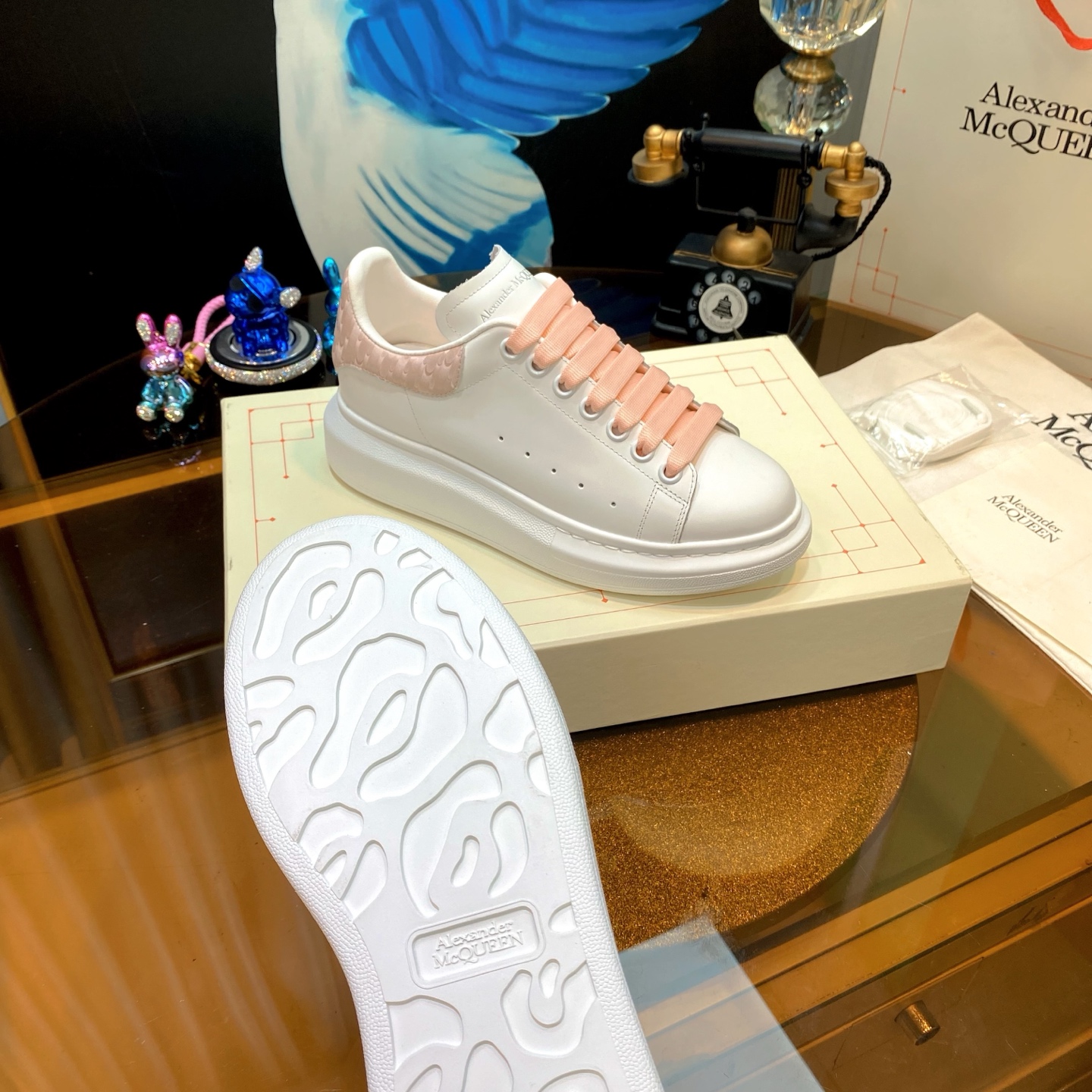 McQueen Sneaker White Pink