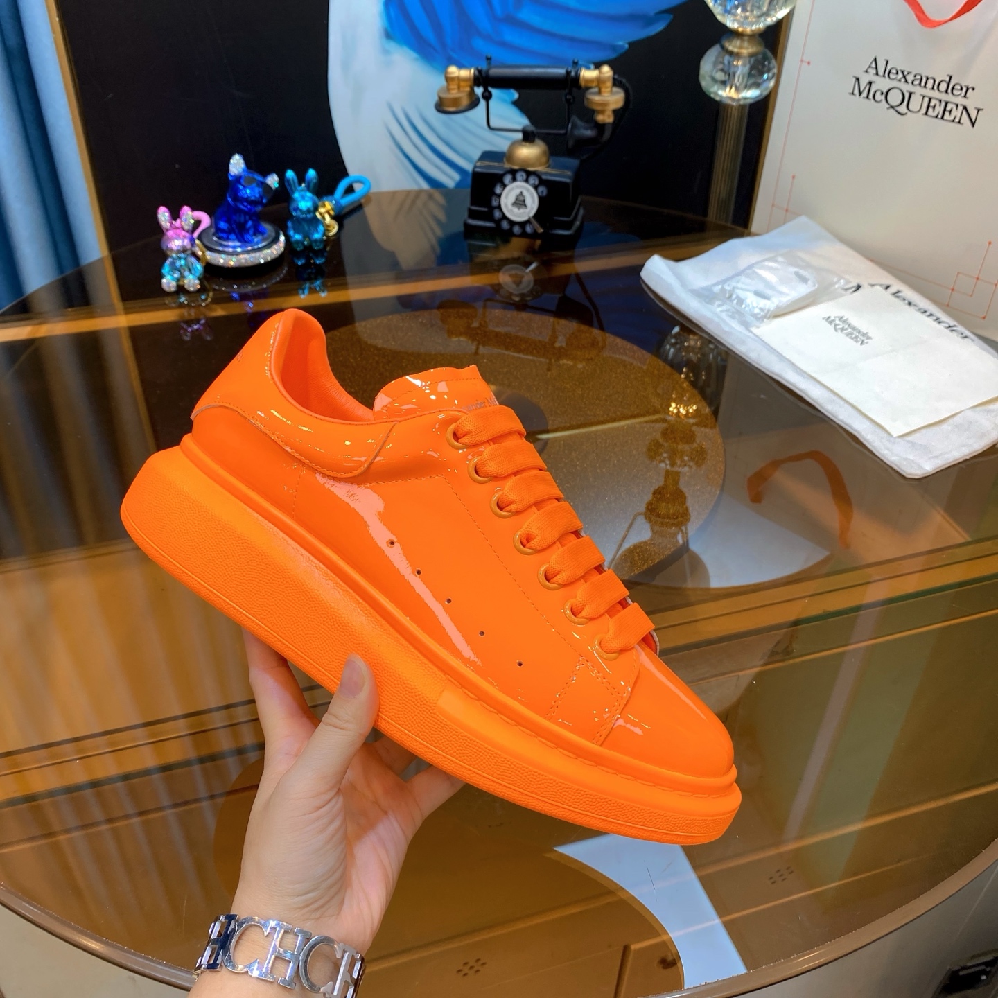 McQueen Chunky Sneaker Orange