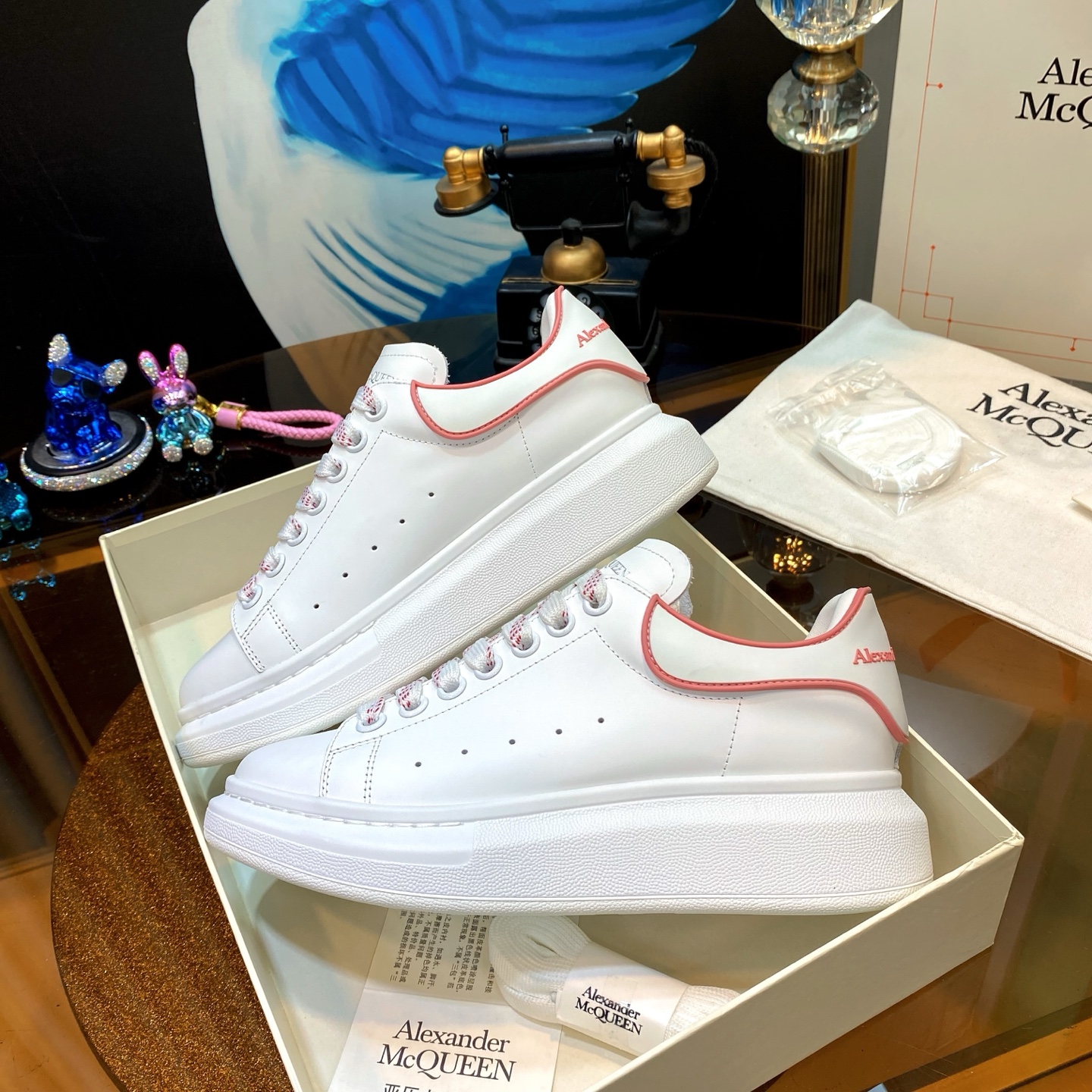 McQueen Platform Shoes White