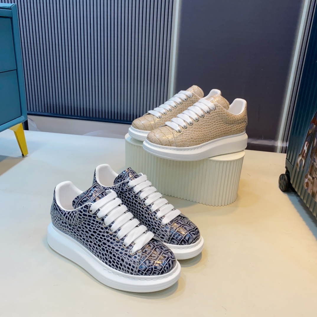McQueen Croc Sneakers Blue