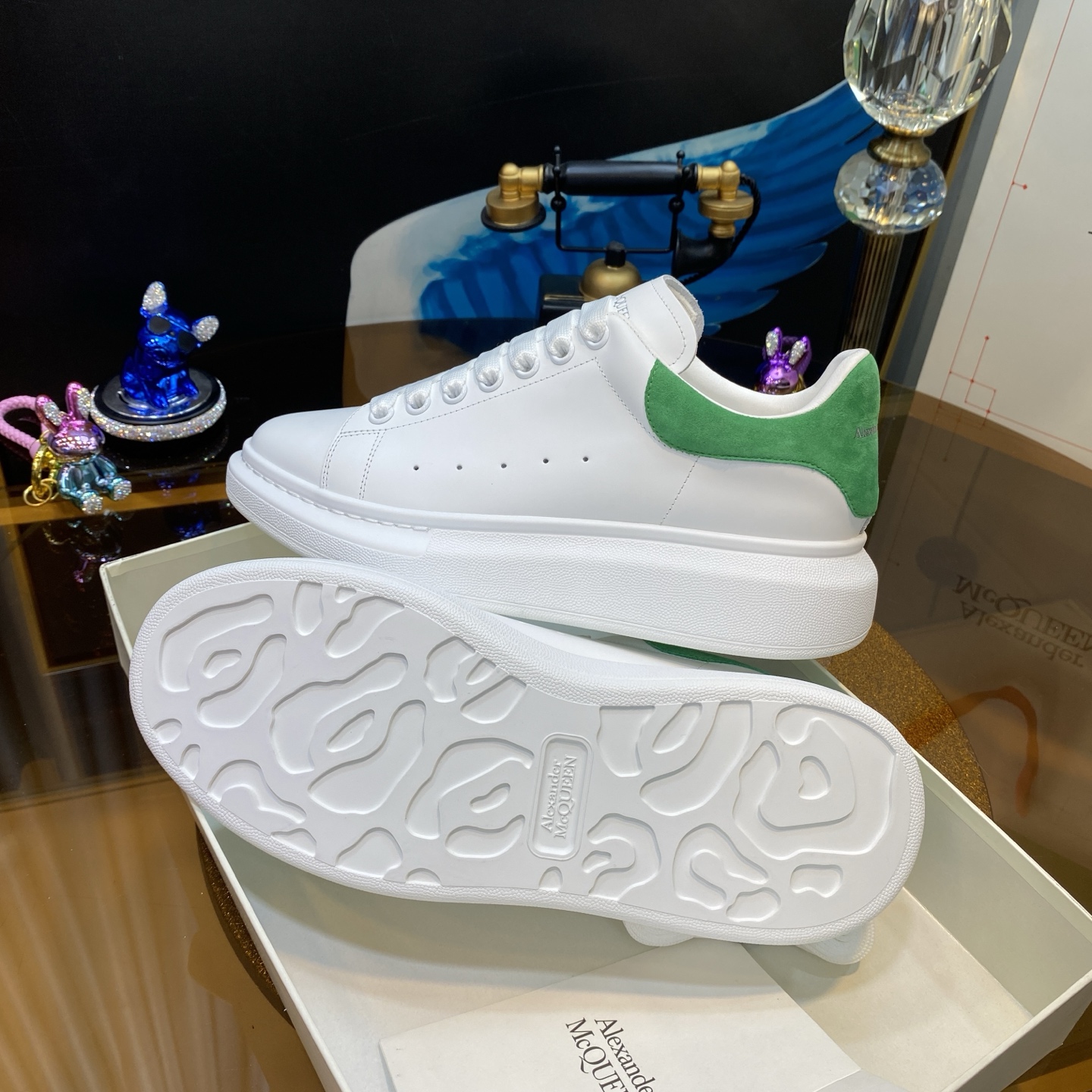 McQueen Sneaker White Green