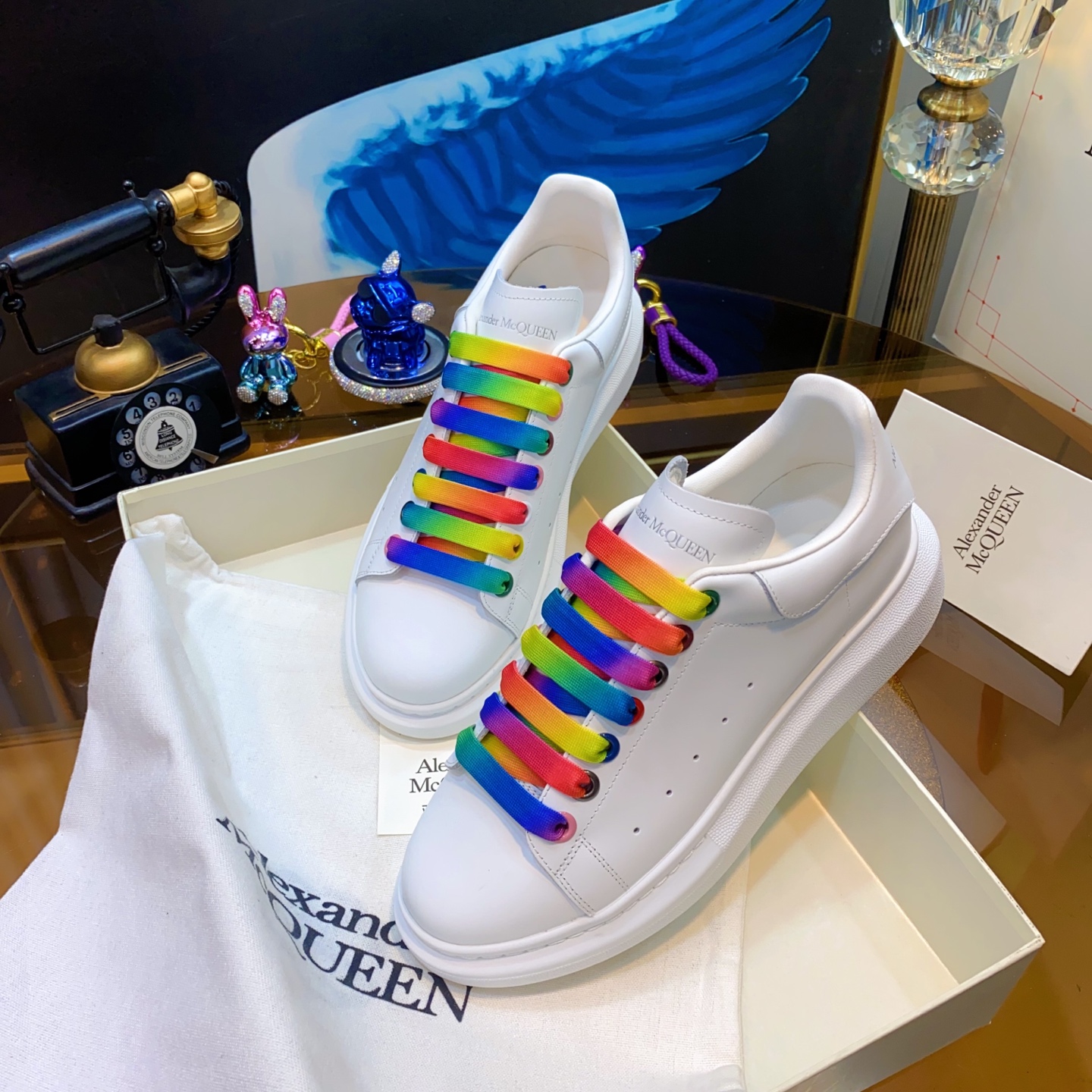 McQueen Sneakers White Multi