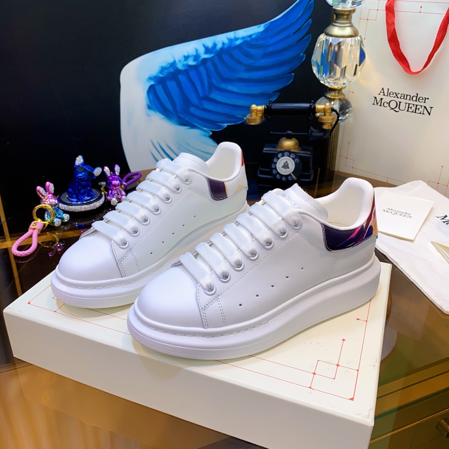 McQueen Low Top Sneaker White
