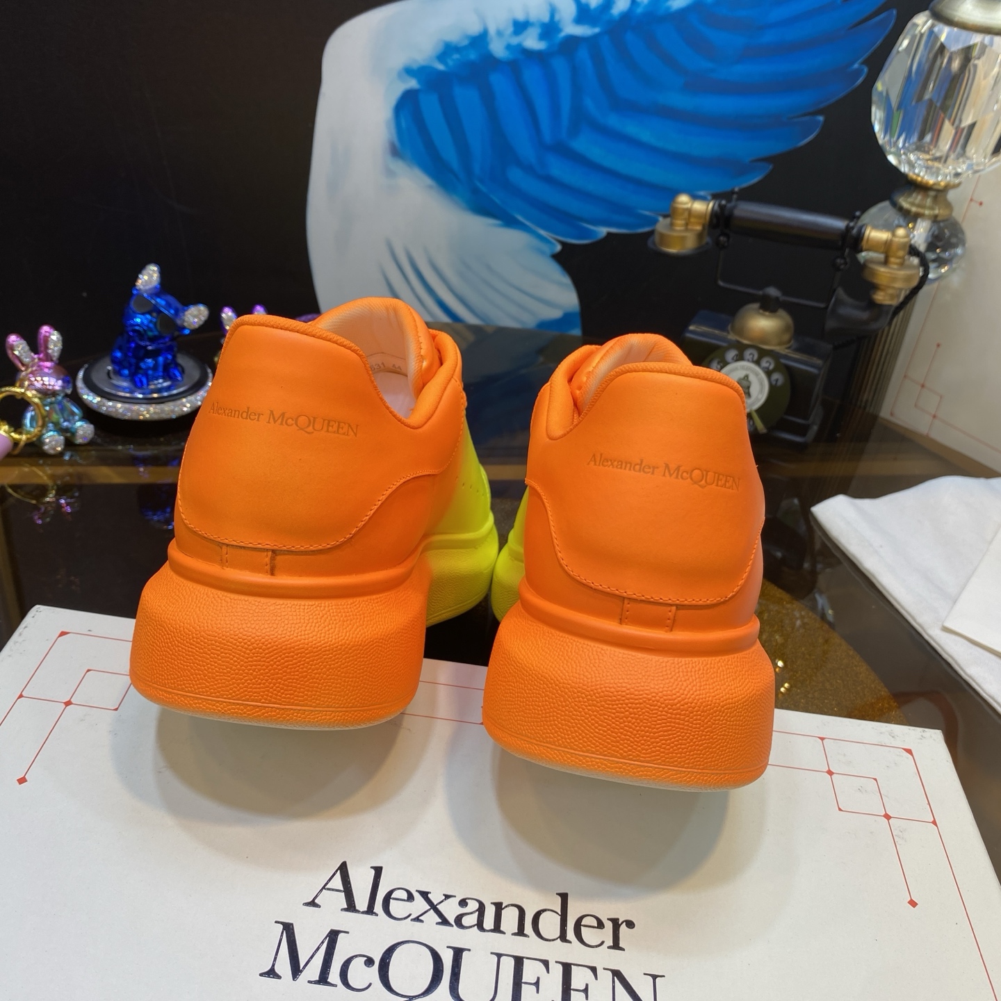 McQueen Sneakers Orange Yellow