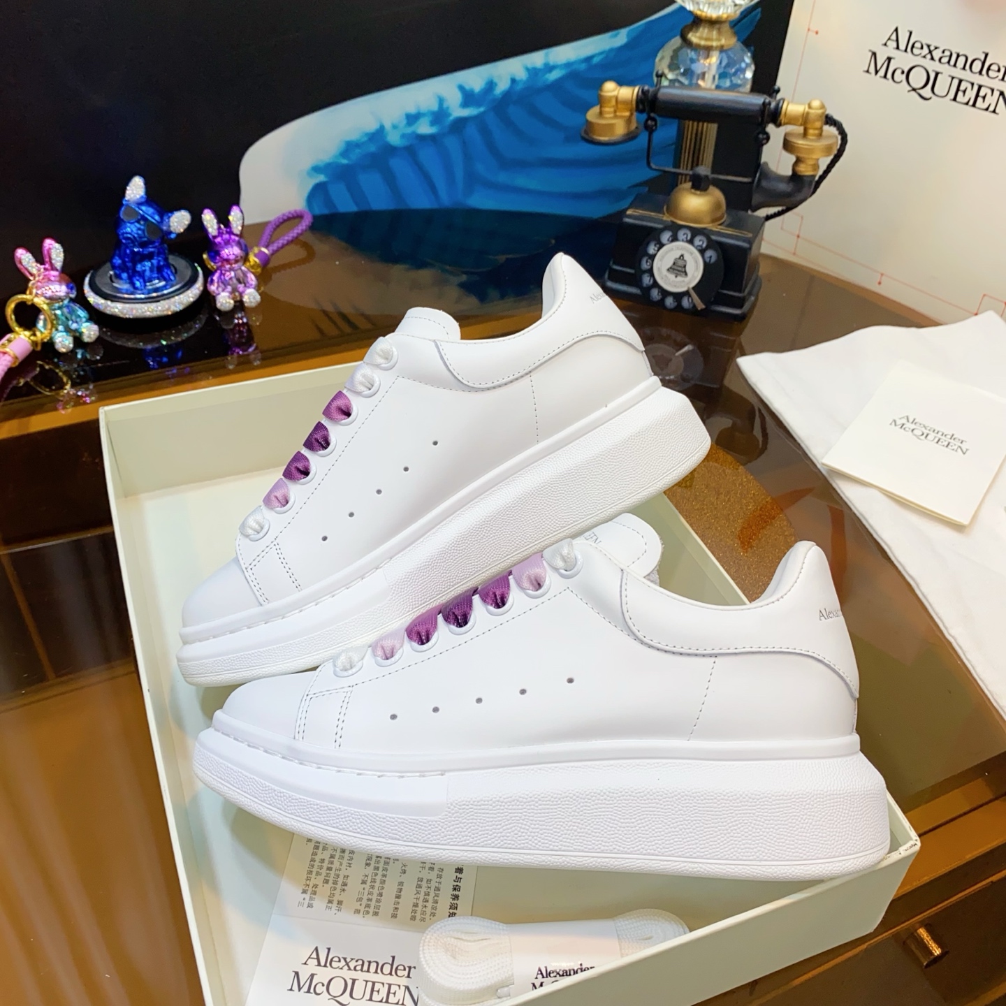 McQueen Platform Sneaker White